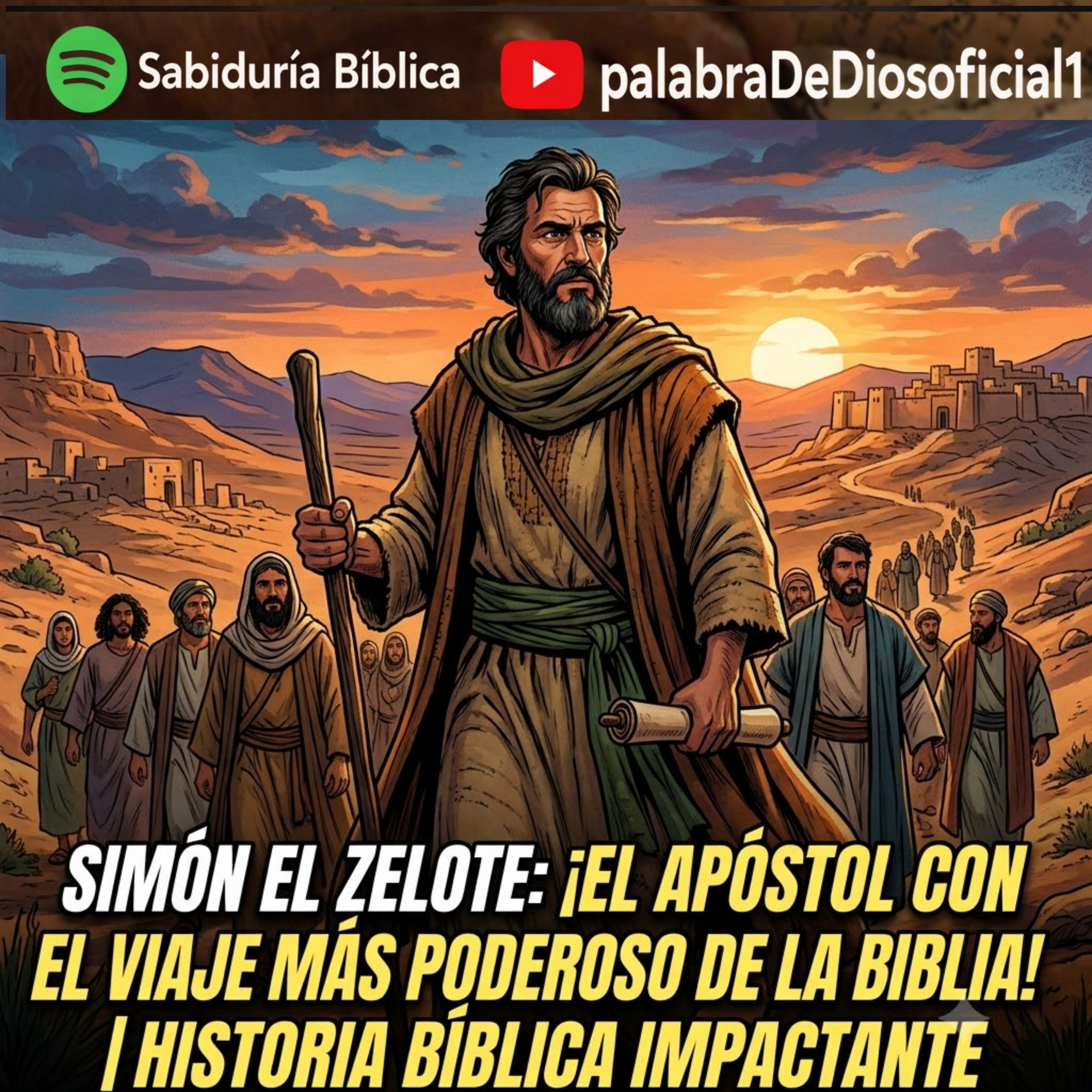 Simón el Zelote: ¡El apóstol con el viaje más poderoso de la Biblia! | Historia bíblica impactante episode artwork