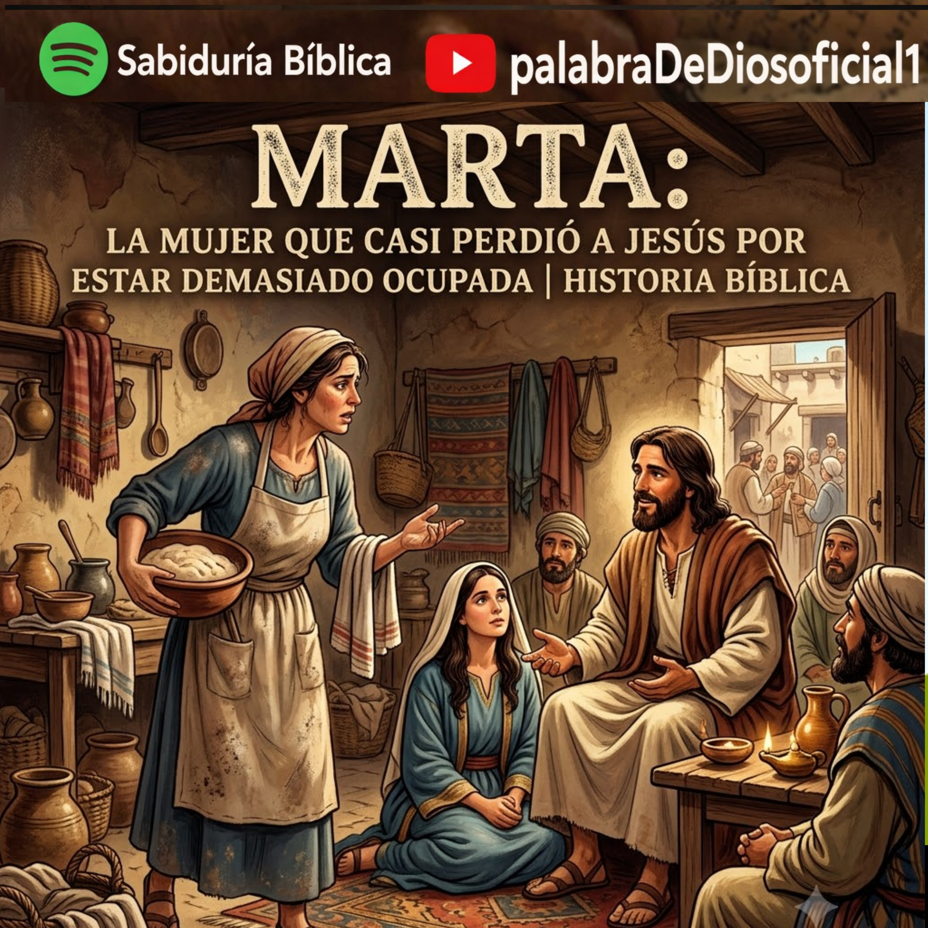 Marta: La mujer que casi perdió a Jesús por estar demasiado ocupada | Historia bíblica episode artwork