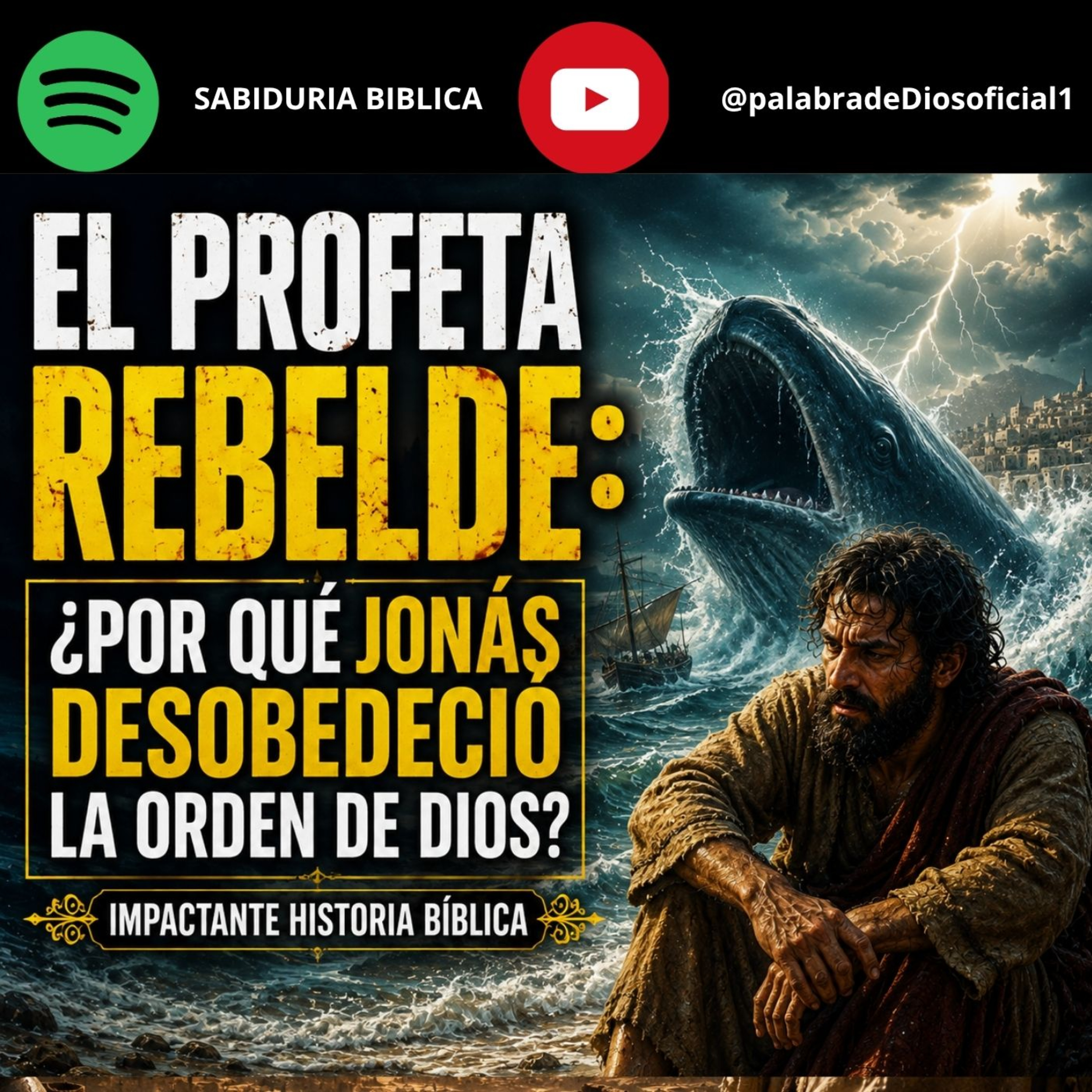 El profeta rebelde: ¿Por qué Jonás desobedeció la orden de Dios? | Impactante historia bíblica episode artwork