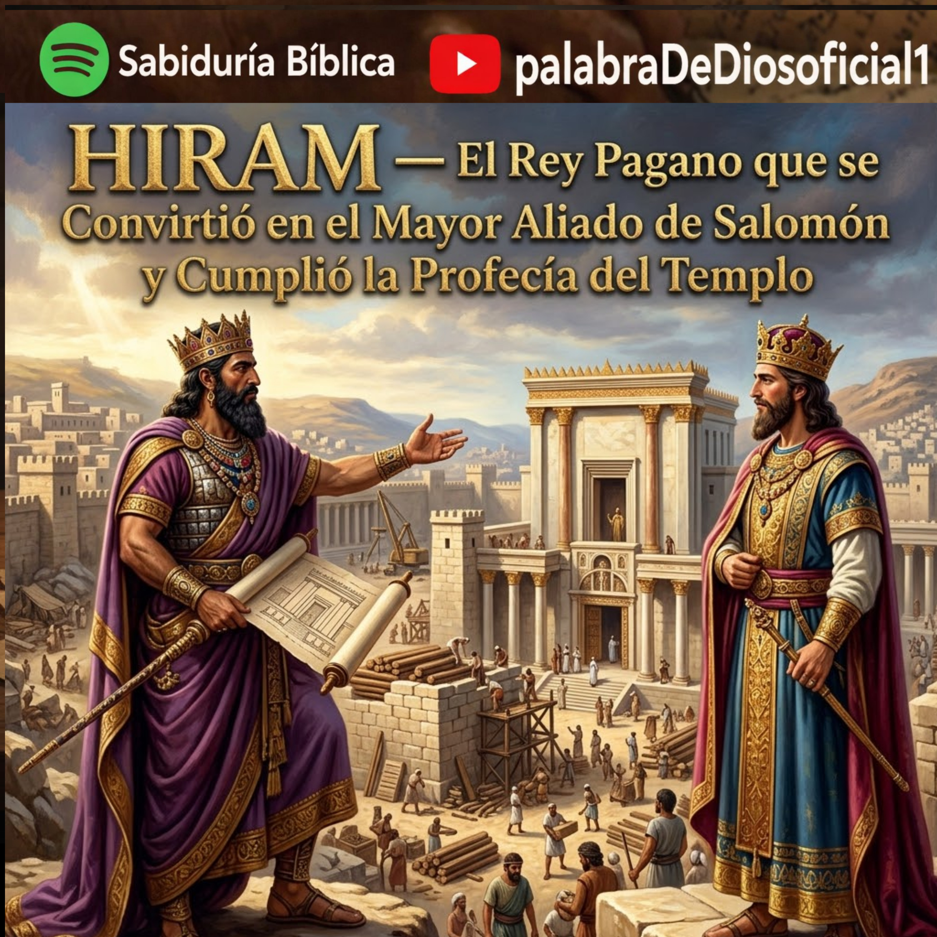 HIRAM — El Rey Pagano que se Convirtió en el Mayor Aliado de Salomón y Cumplió la Profecía del Templo episode artwork