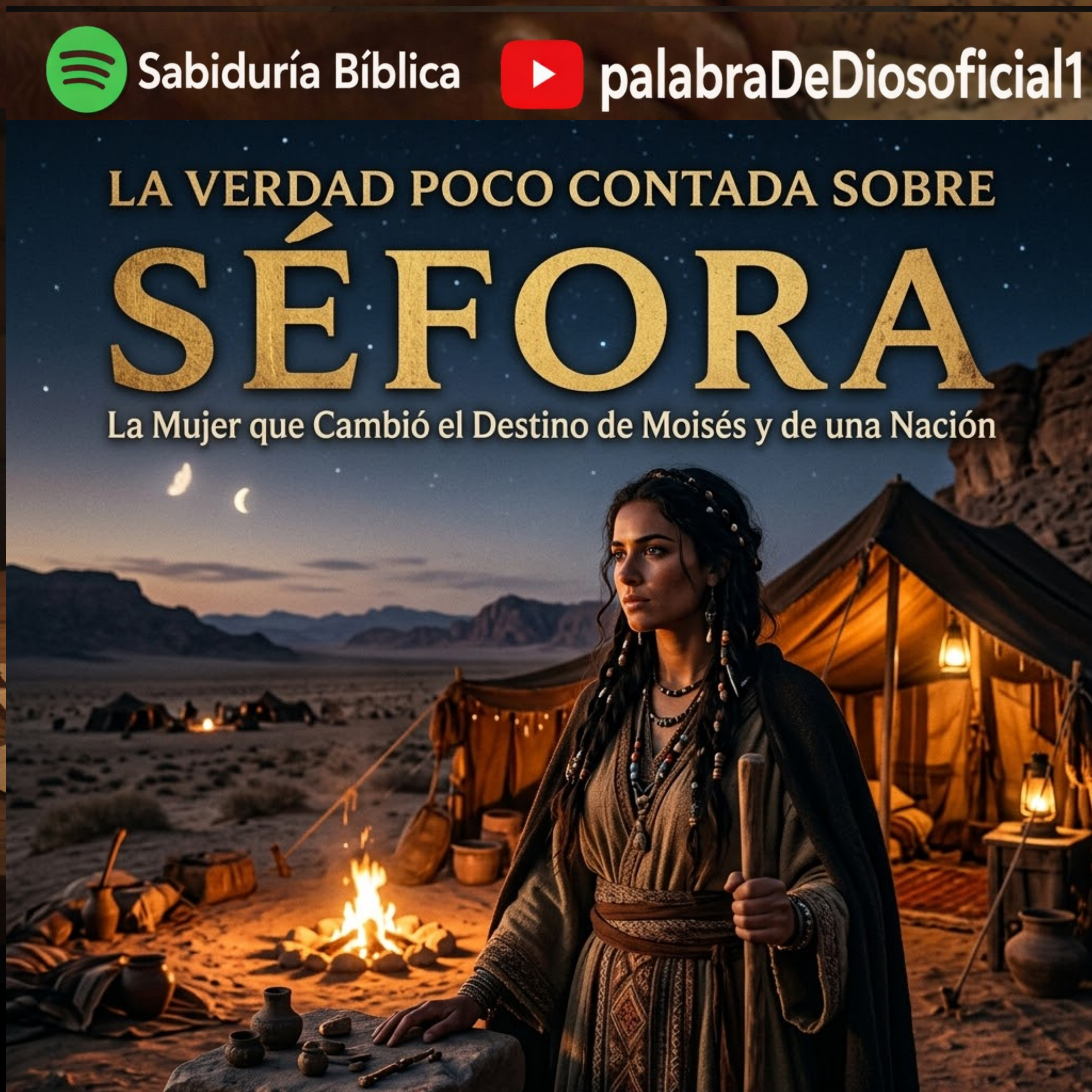 La Verdad Poco Contada Sobre SÉFORA — La Mujer que Cambió el Destino de Moisés y de una Nación episode artwork