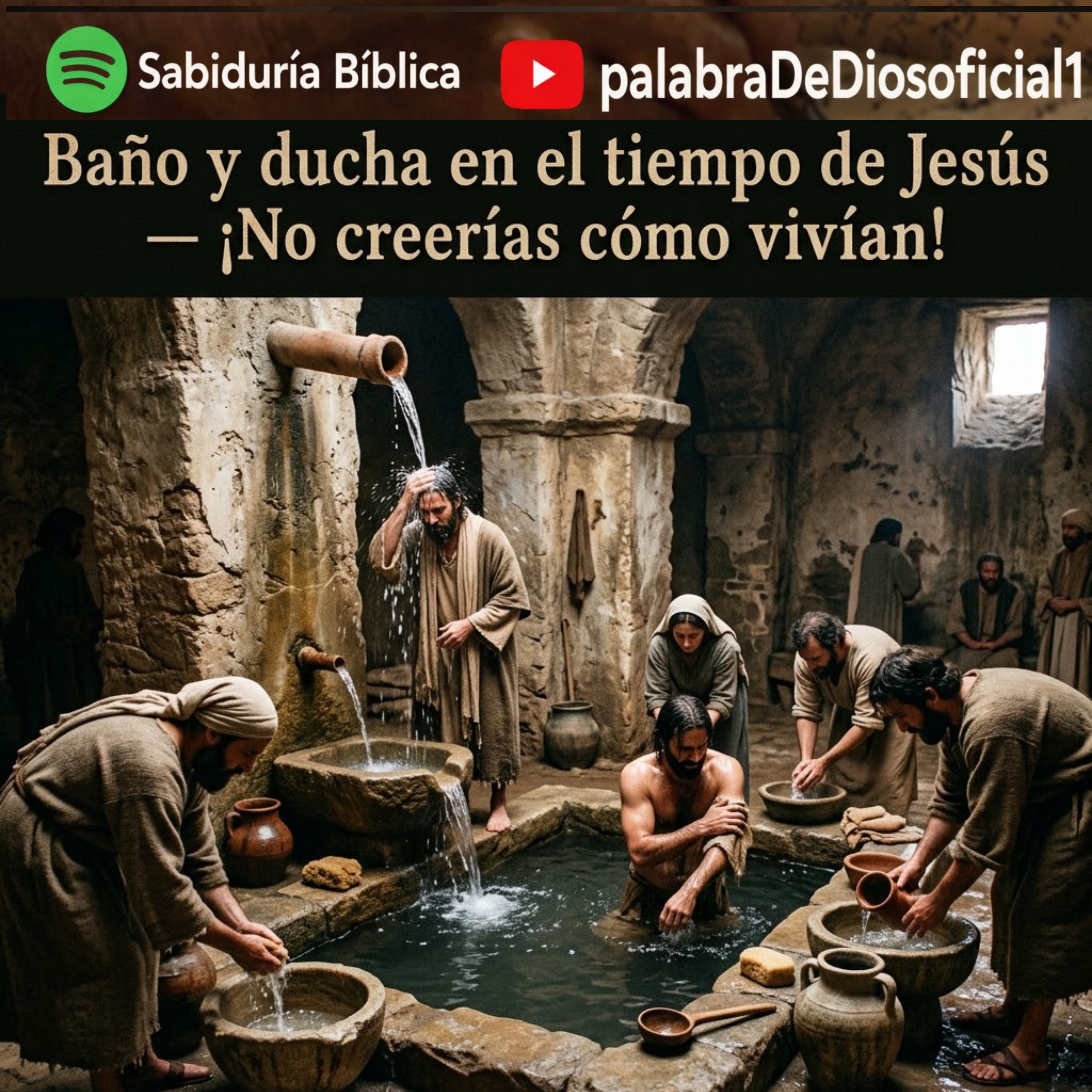 Baño y ducha en el tiempo de Jesús — ¡No creerías cómo vivían!. episode artwork