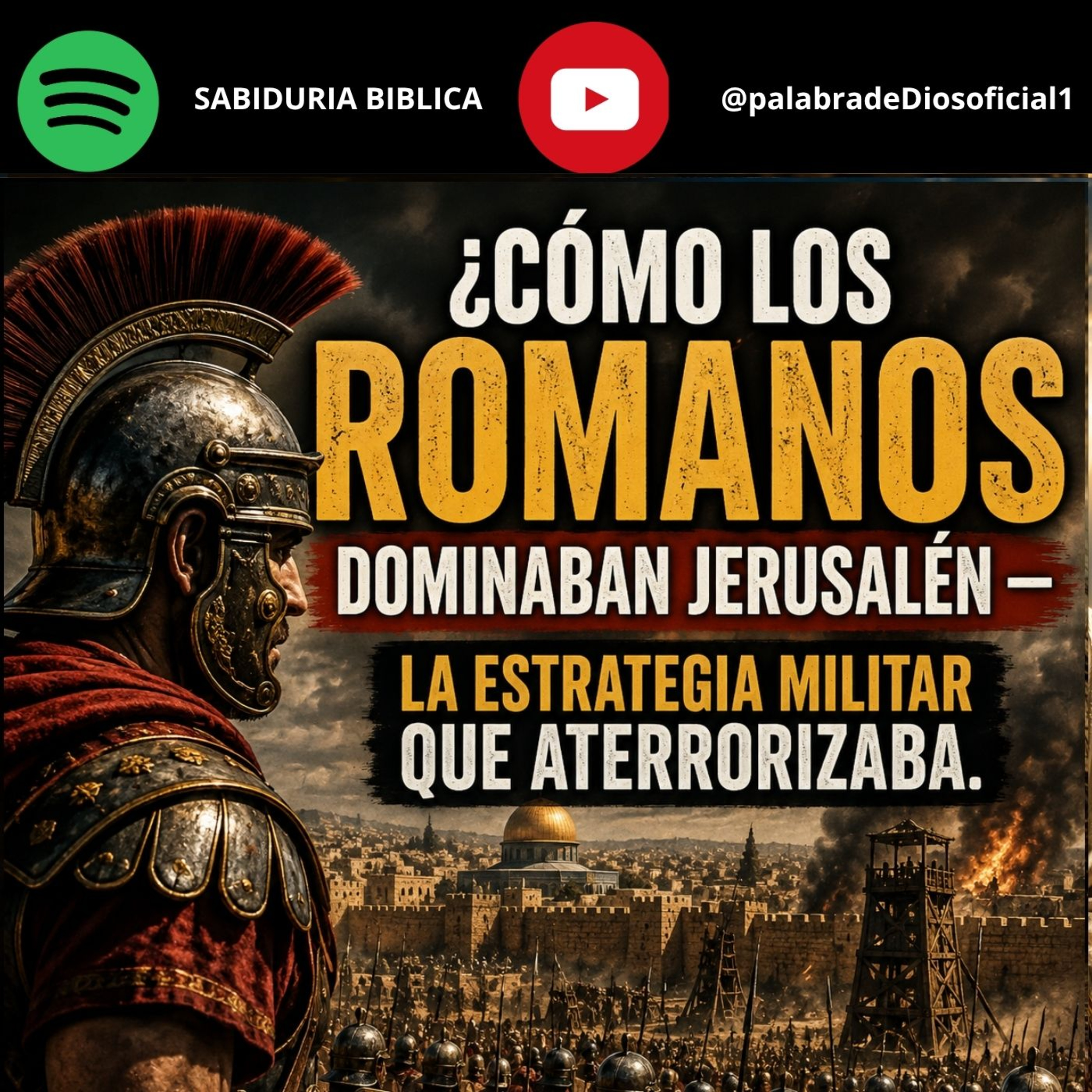 ¿Cómo Los Romanos Dominaban Jerusalén — La Estrategia Militar Que Aterrorizaba. episode artwork