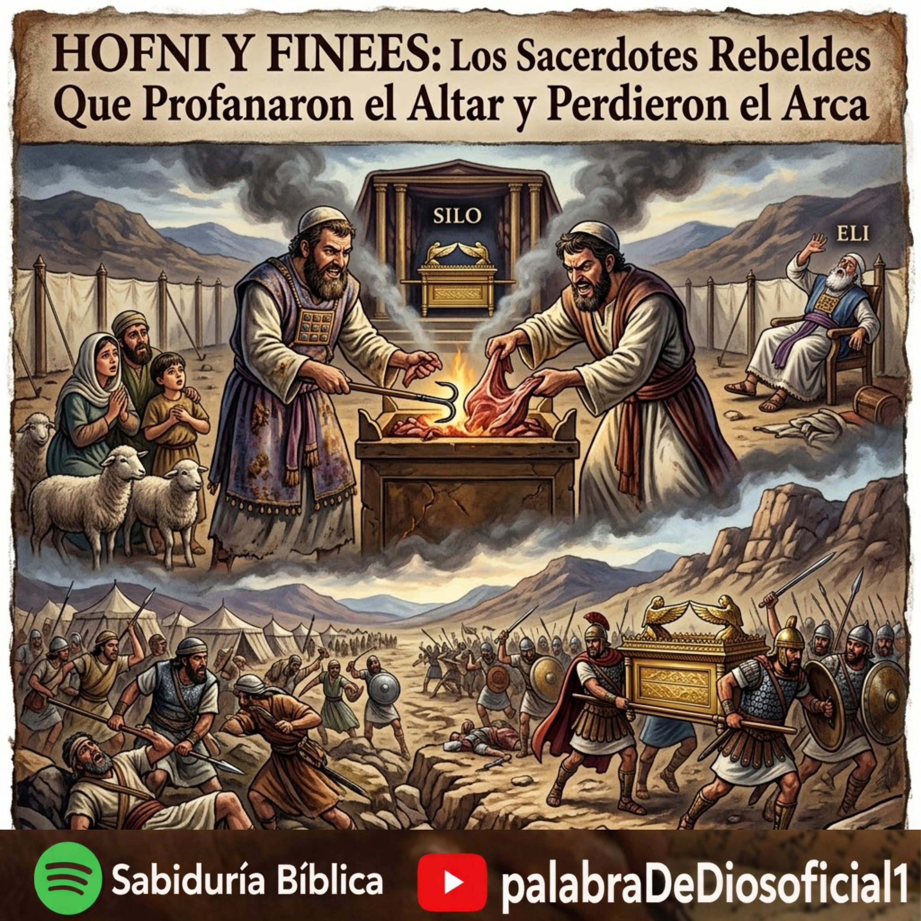 Hofni y Finees: Los Sacerdotes Rebeldes Que Profanaron el Altar y Perdieron el Arca episode artwork