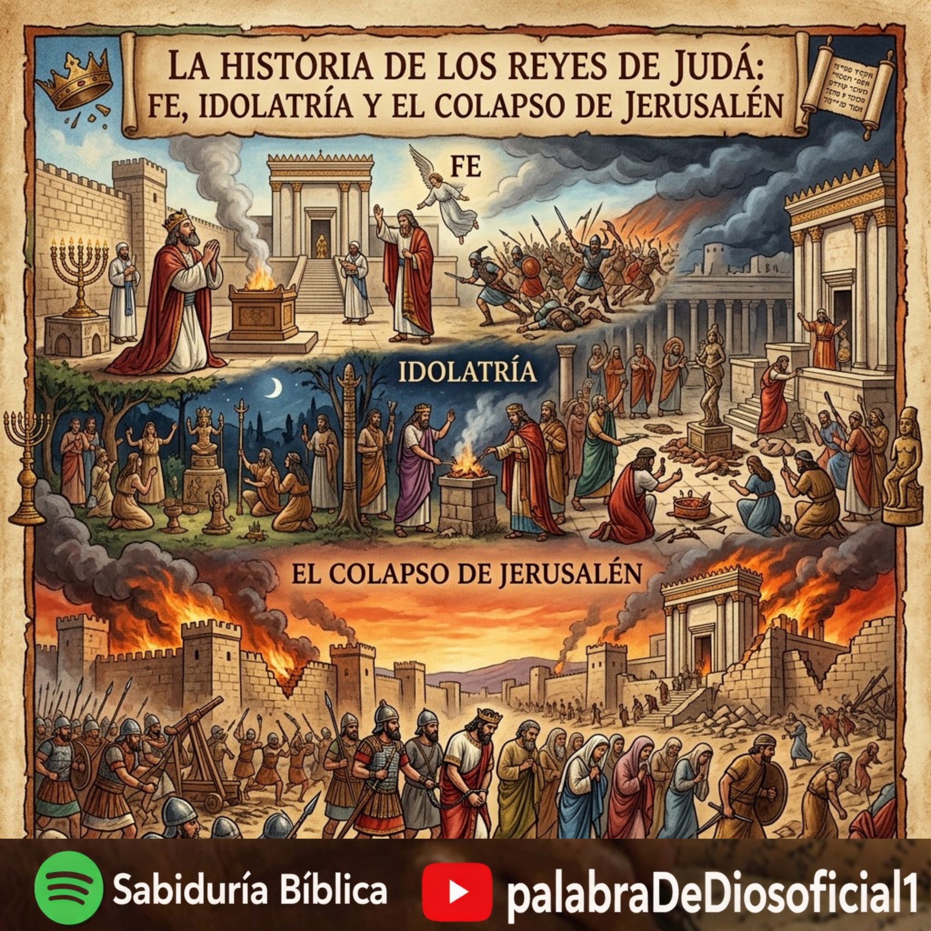 La Historia de los Reyes de Judá: Fe, Idolatría y el Colapso de Jerusalén episode artwork