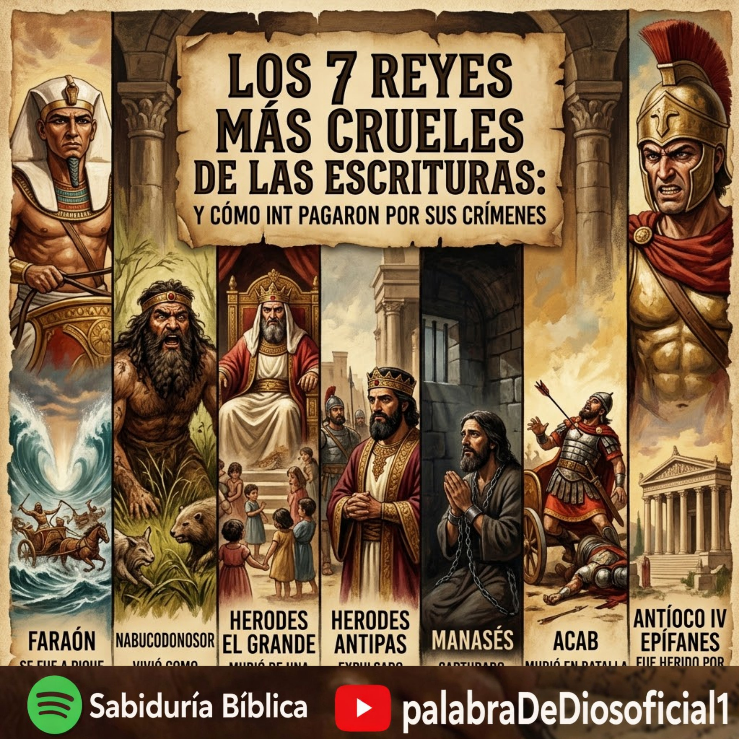 Los 7 Reyes Más Crueles De Las Escrituras: Y Cómo Pagaron Por Sus Crímenes. episode artwork