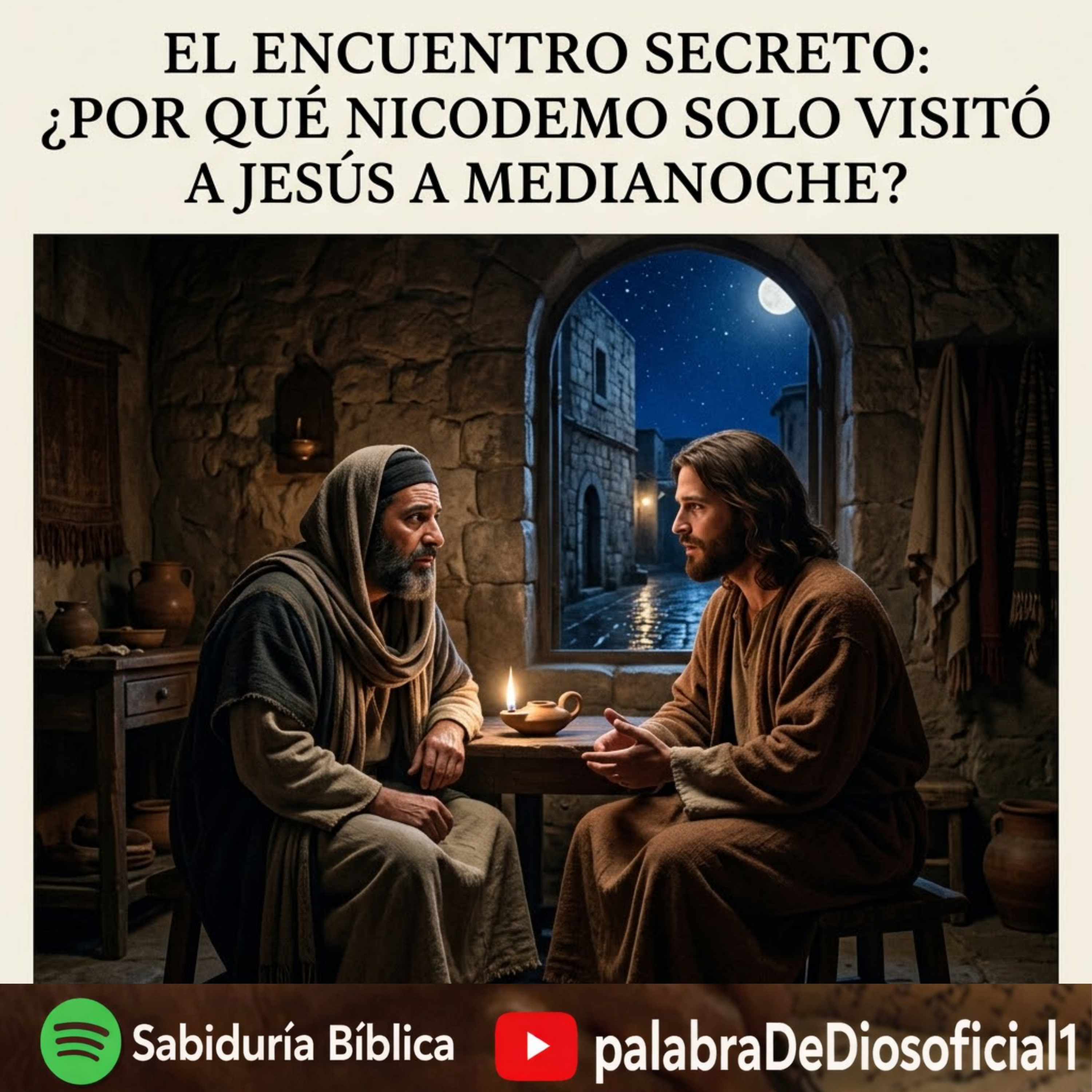 El Encuentro Secreto: ¿Por Qué Nicodemo Solo Visitó A Jesús A Medianoche?. episode artwork