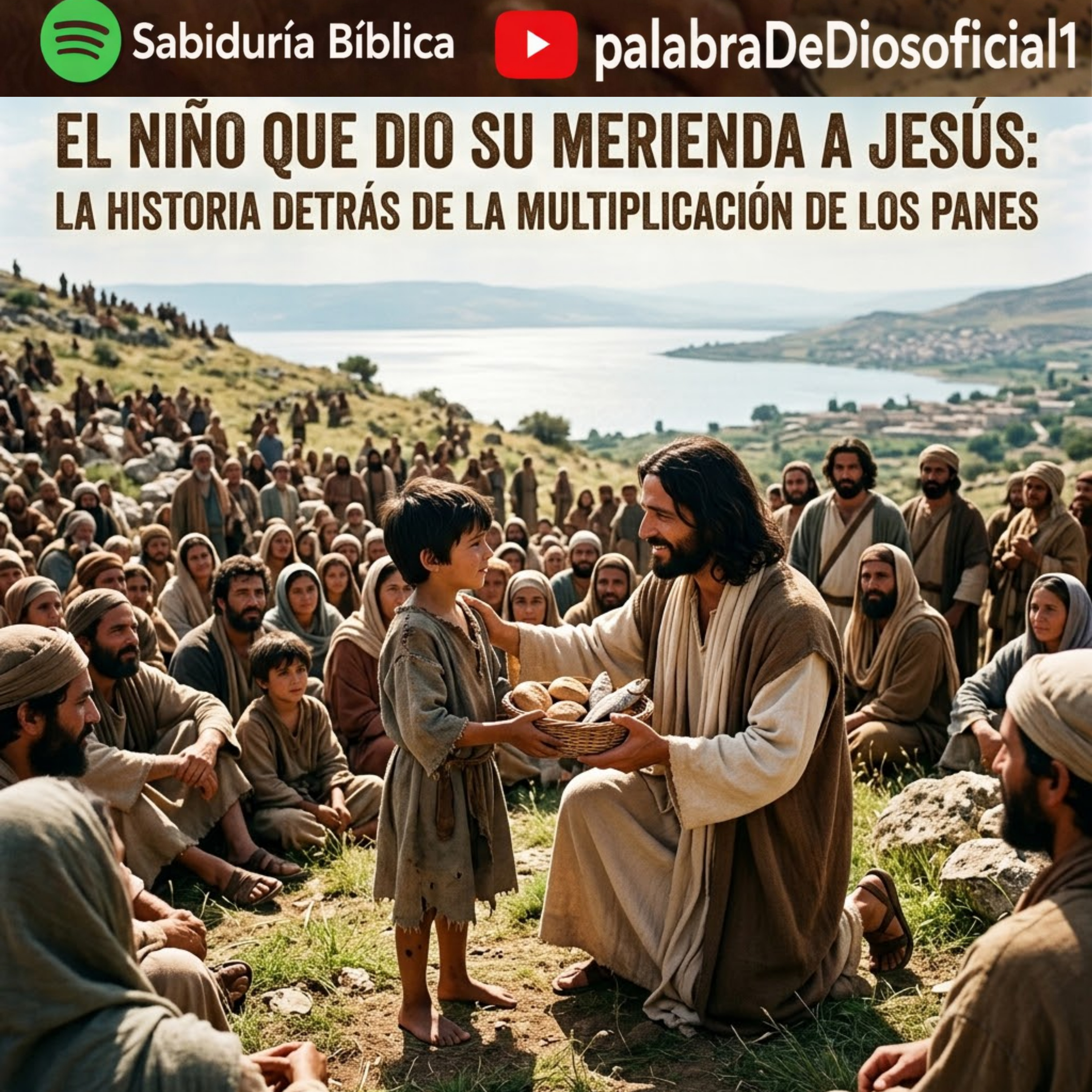 El niño que dio su merienda a Jesús: La historia detrás de la multiplicación de los panes. episode artwork