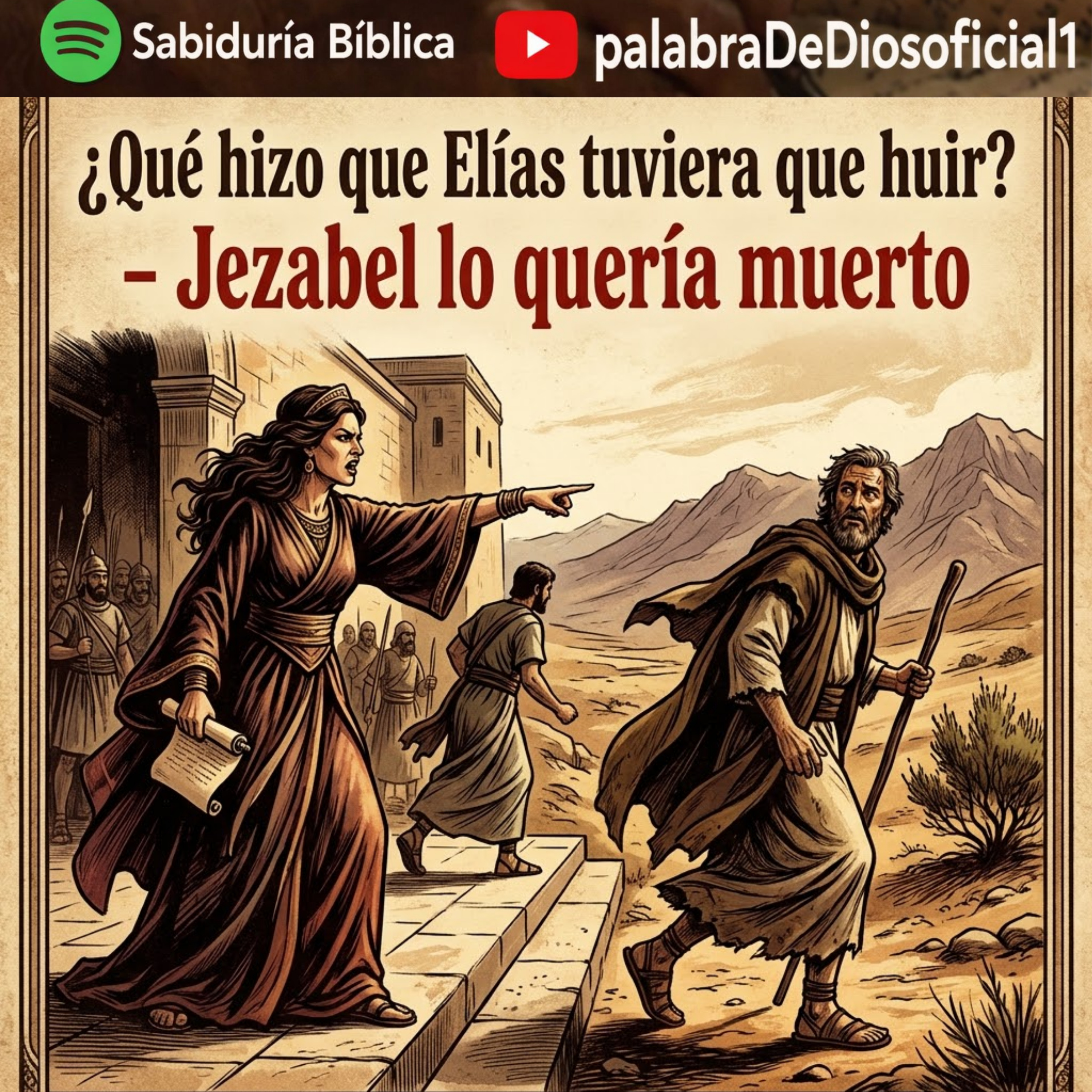 ¿Qué hizo que Elías tuviera que huir? - Jezabel lo quería muerto episode artwork