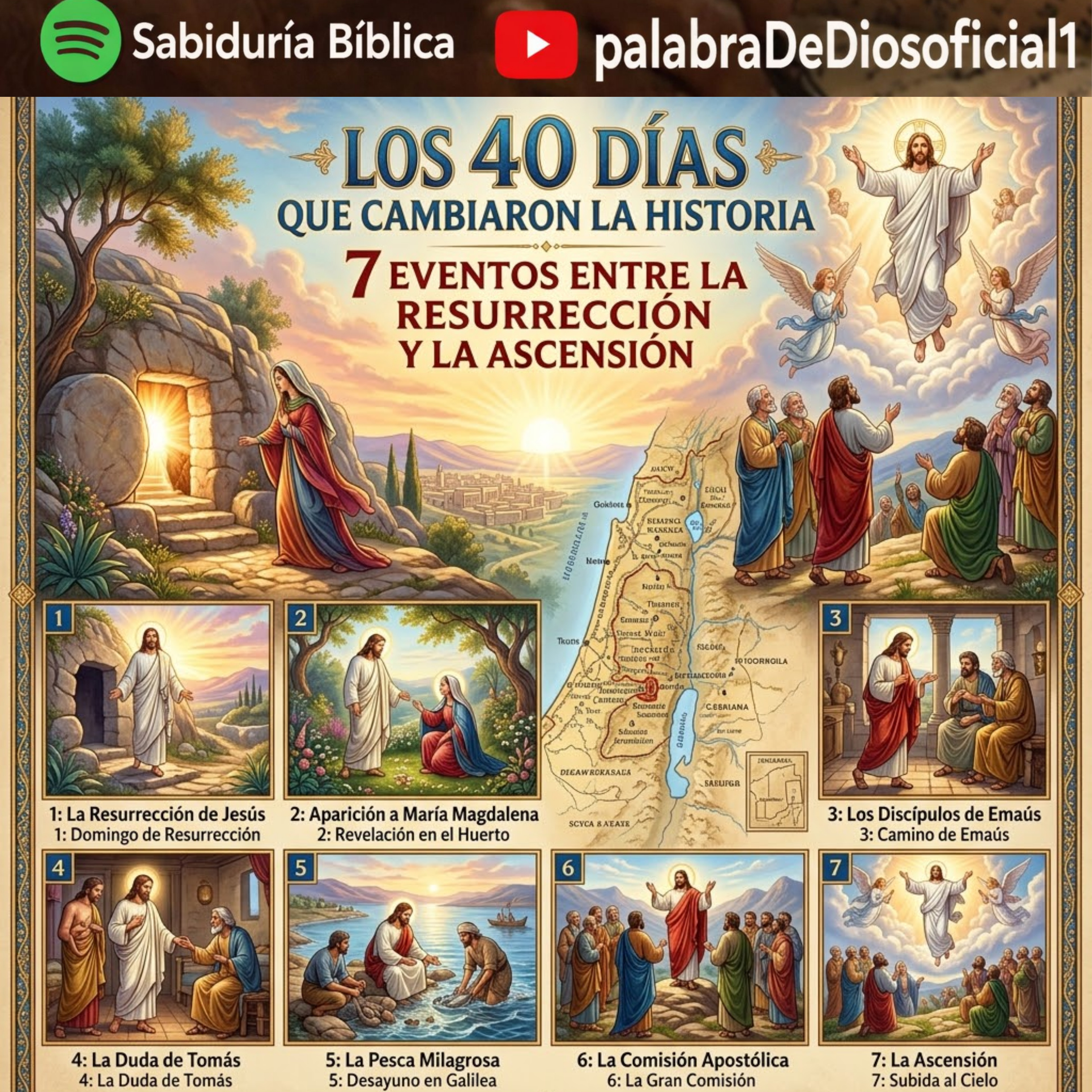 Los 40 días que cambiaron la historia: 7 eventos entre la resurrección y la ascensión episode artwork