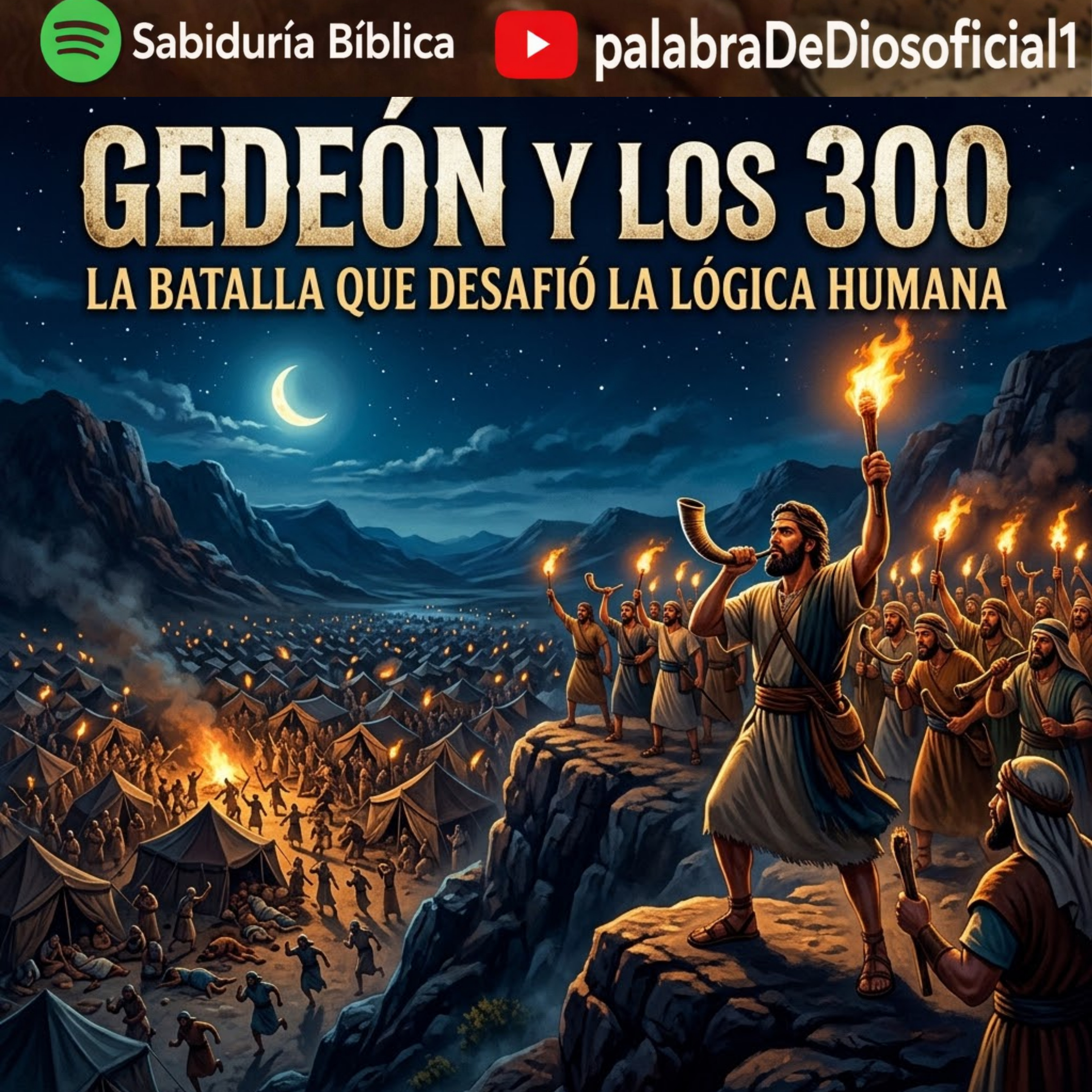 Gedeón y los 300 | La Batalla que Desafió la Lógica Humana episode artwork