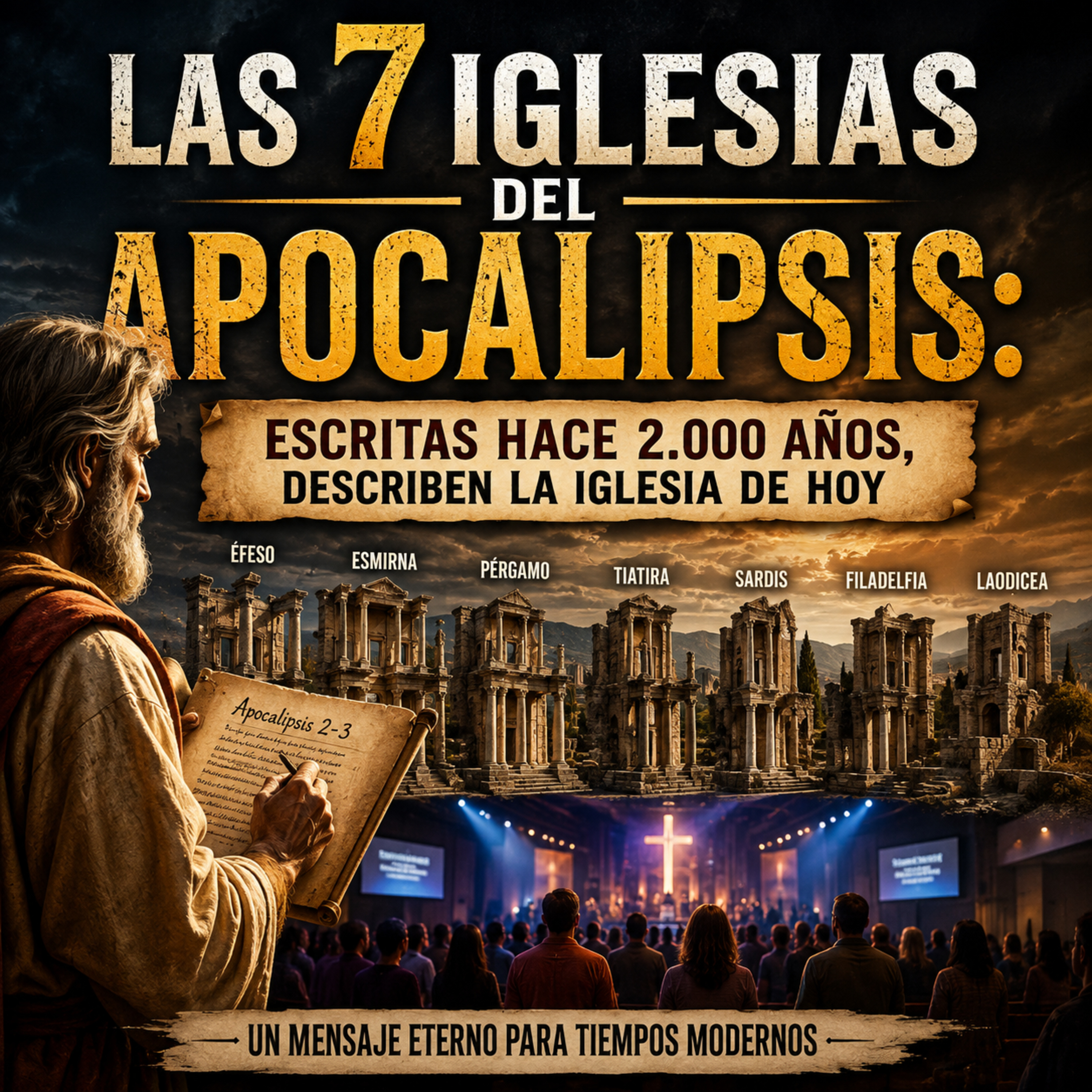 Las 7 iglesias del Apocalipsis: Escritas hace 2.000 años, describen la iglesia de hoy episode artwork
