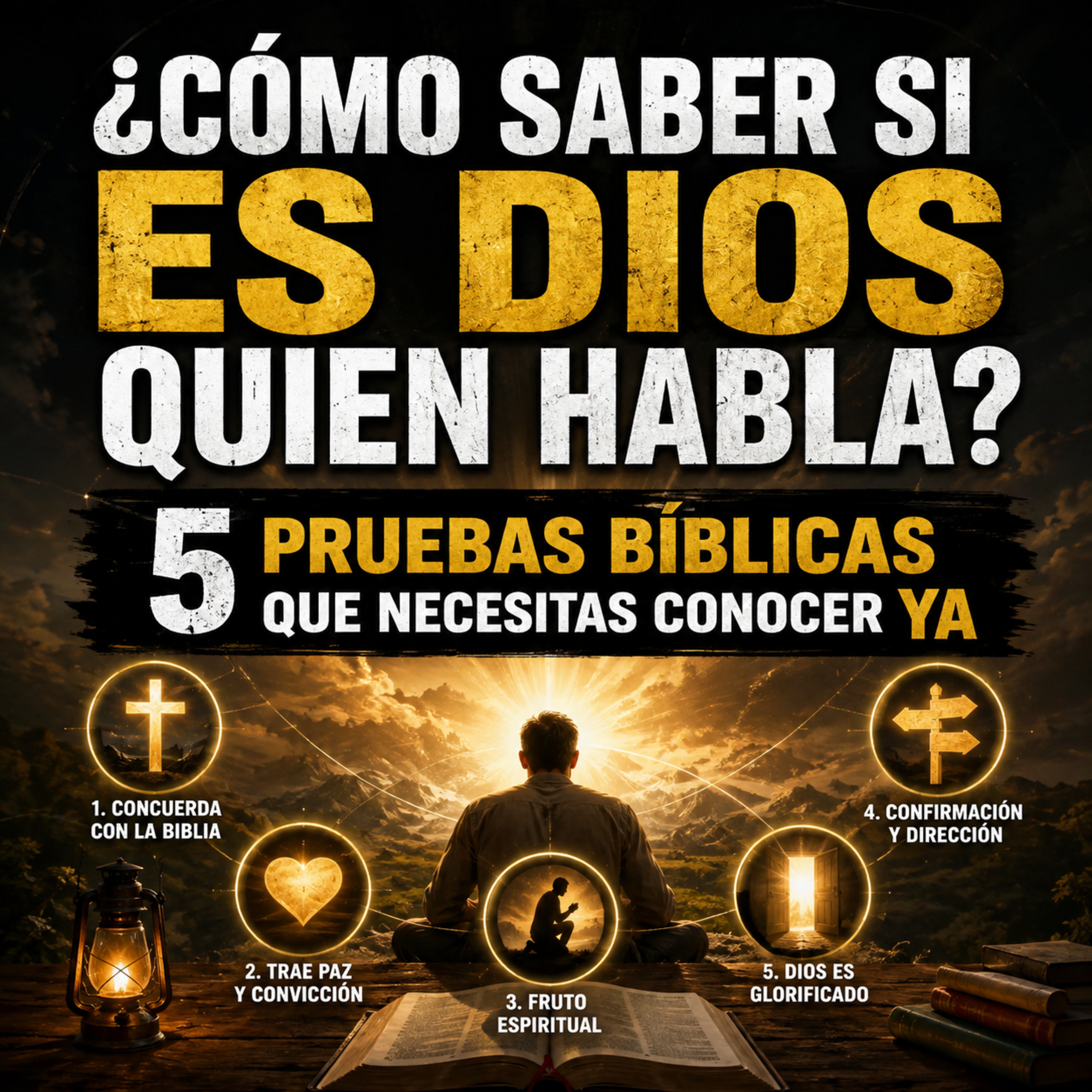 ¿Cómo saber si es Dios quien habla? 5 pruebas bíblicas que necesitas conocer YA episode artwork