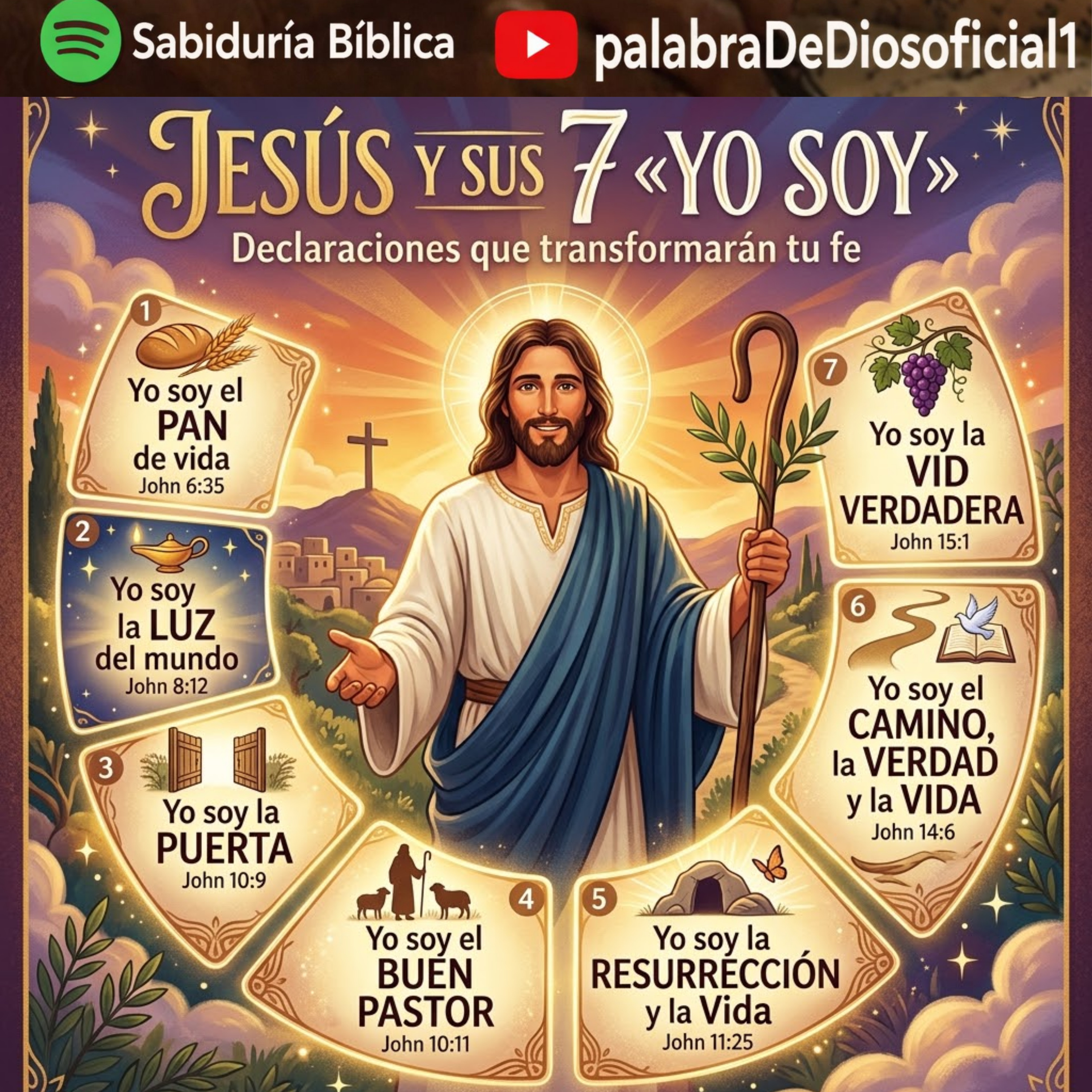Jesús y sus 7 «Yo soy»: Declaraciones que transformarán tu fe episode artwork