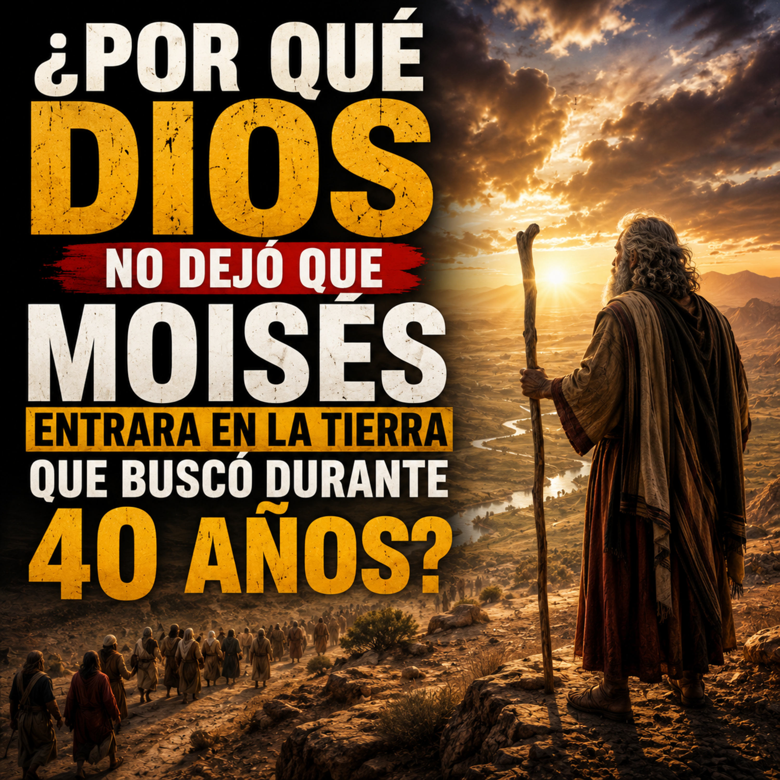 ¿Por qué Dios no dejó que Moisés entrara en la tierra que buscó durante 40 años? episode artwork