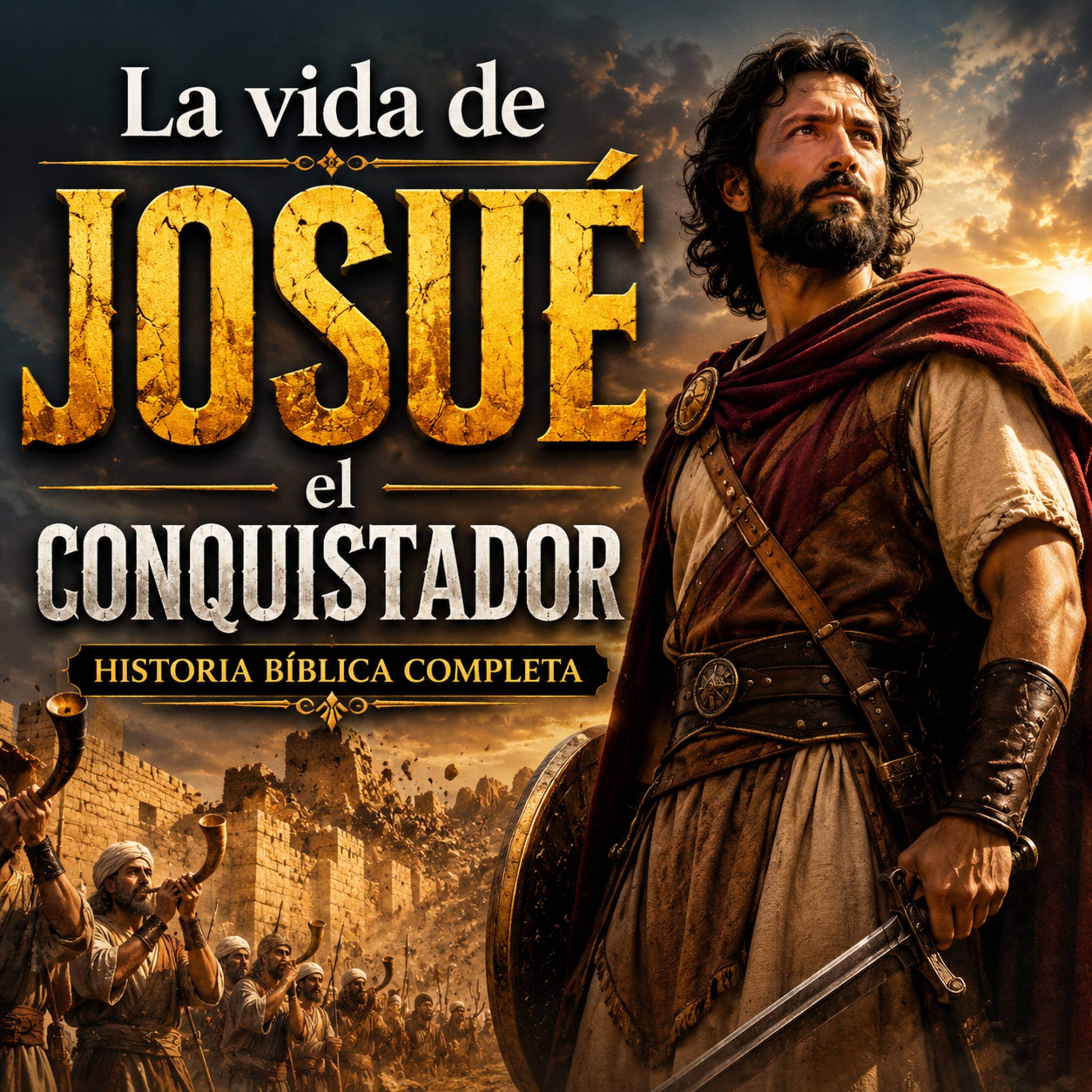 La vida de JOSUÉ el Conquistador Historia bíblica completa episode artwork