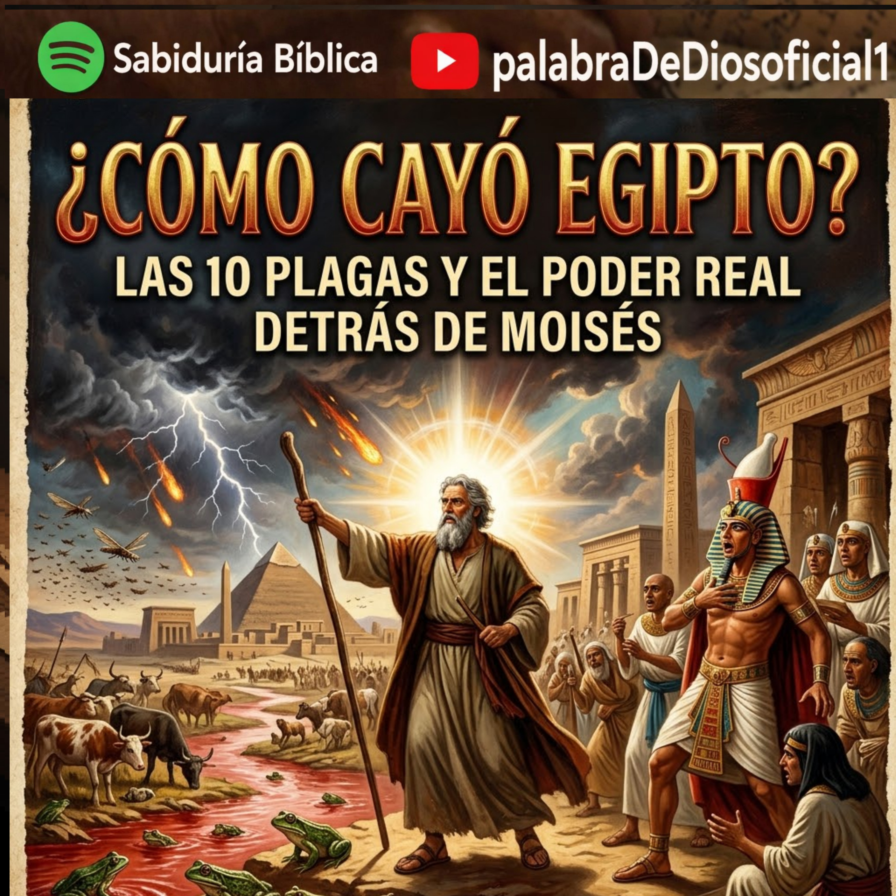 ¿Cómo cayó Egipto? Las 10 plagas y el poder real detrás de Moisés episode artwork