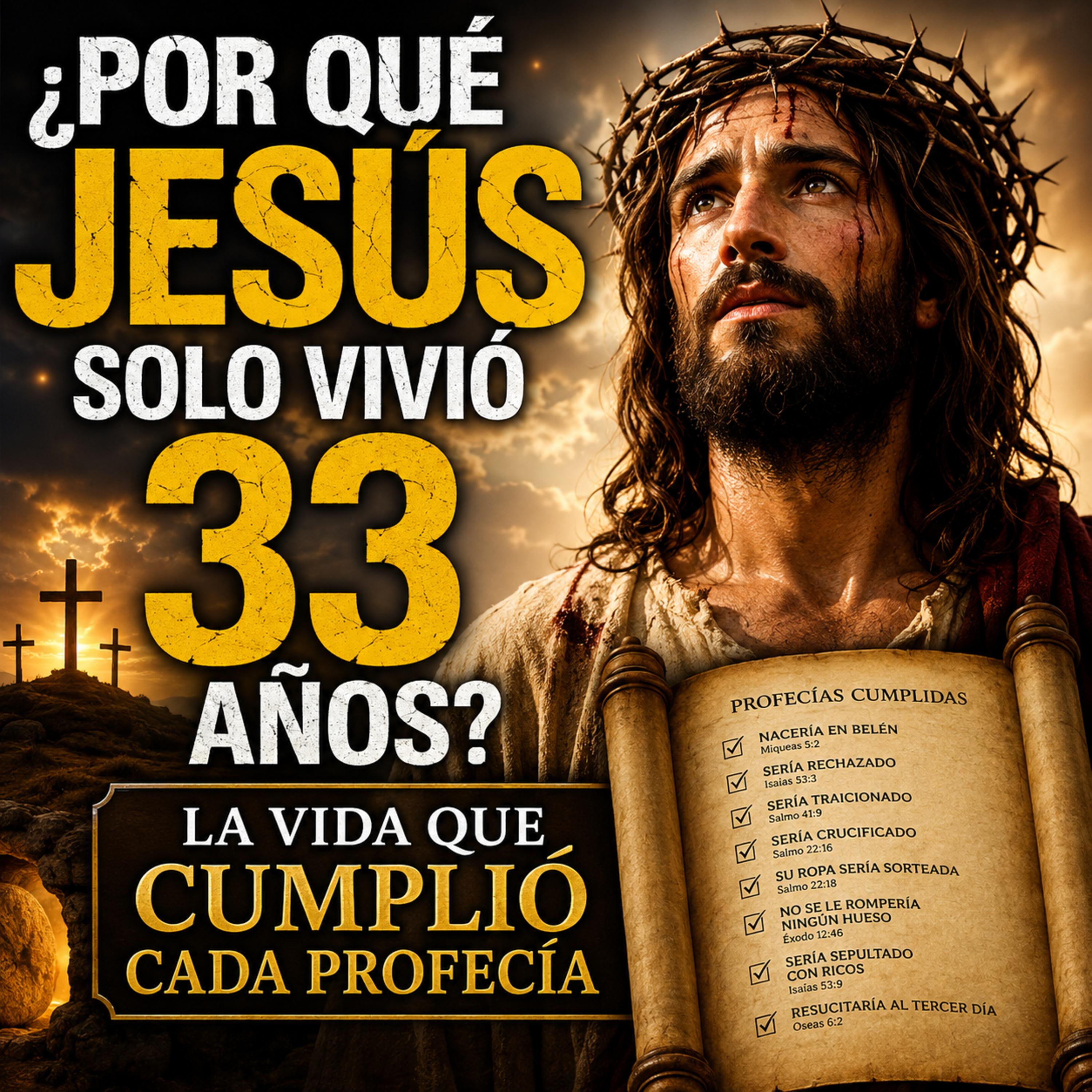 ¿Por qué Jesús solo vivió 33 años? La vida que cumplió cada profecía episode artwork