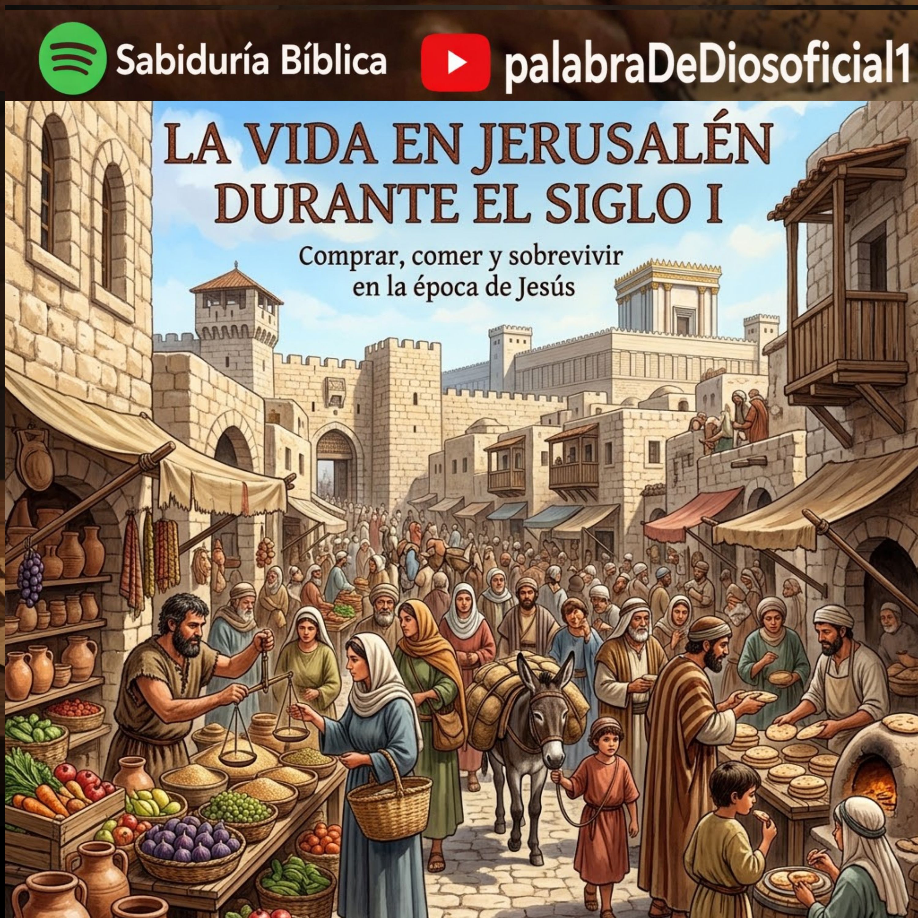 La vida en Jerusalén durante el siglo I: Comprar, comer y sobrevivir en la época de Jesús episode artwork