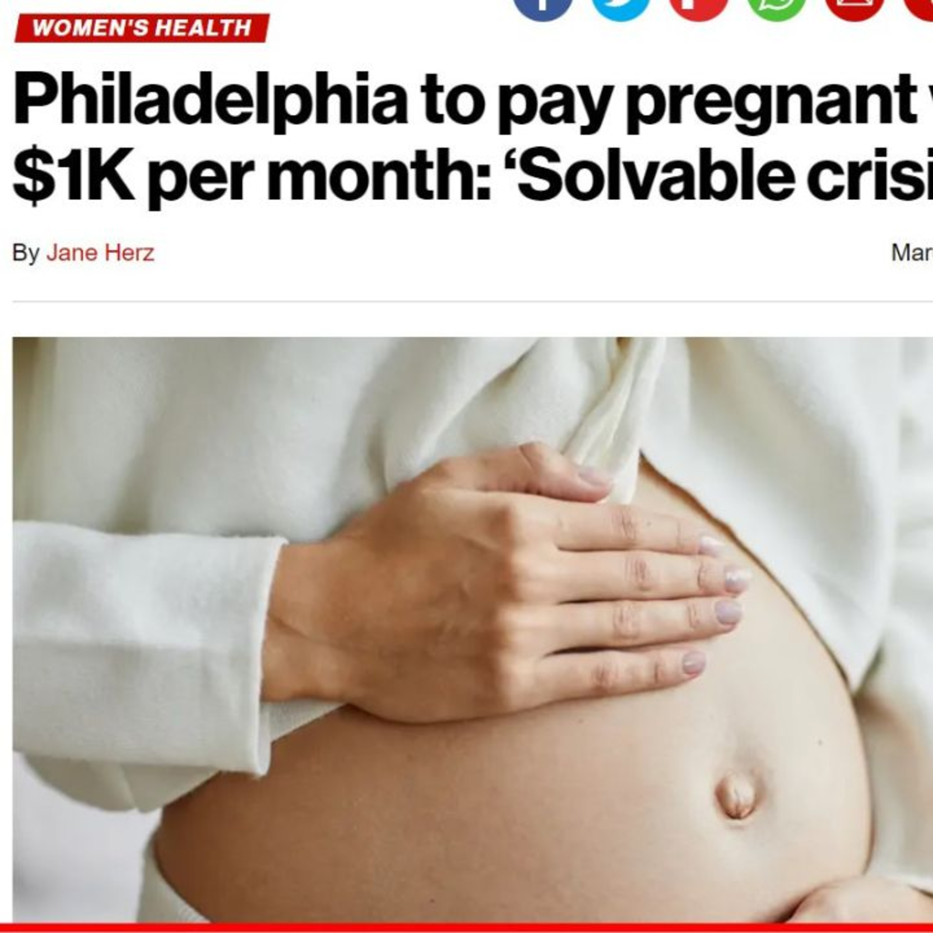 Philadelphia Will Pay $1,000 Per Month To Pregnant Women... episode artwork