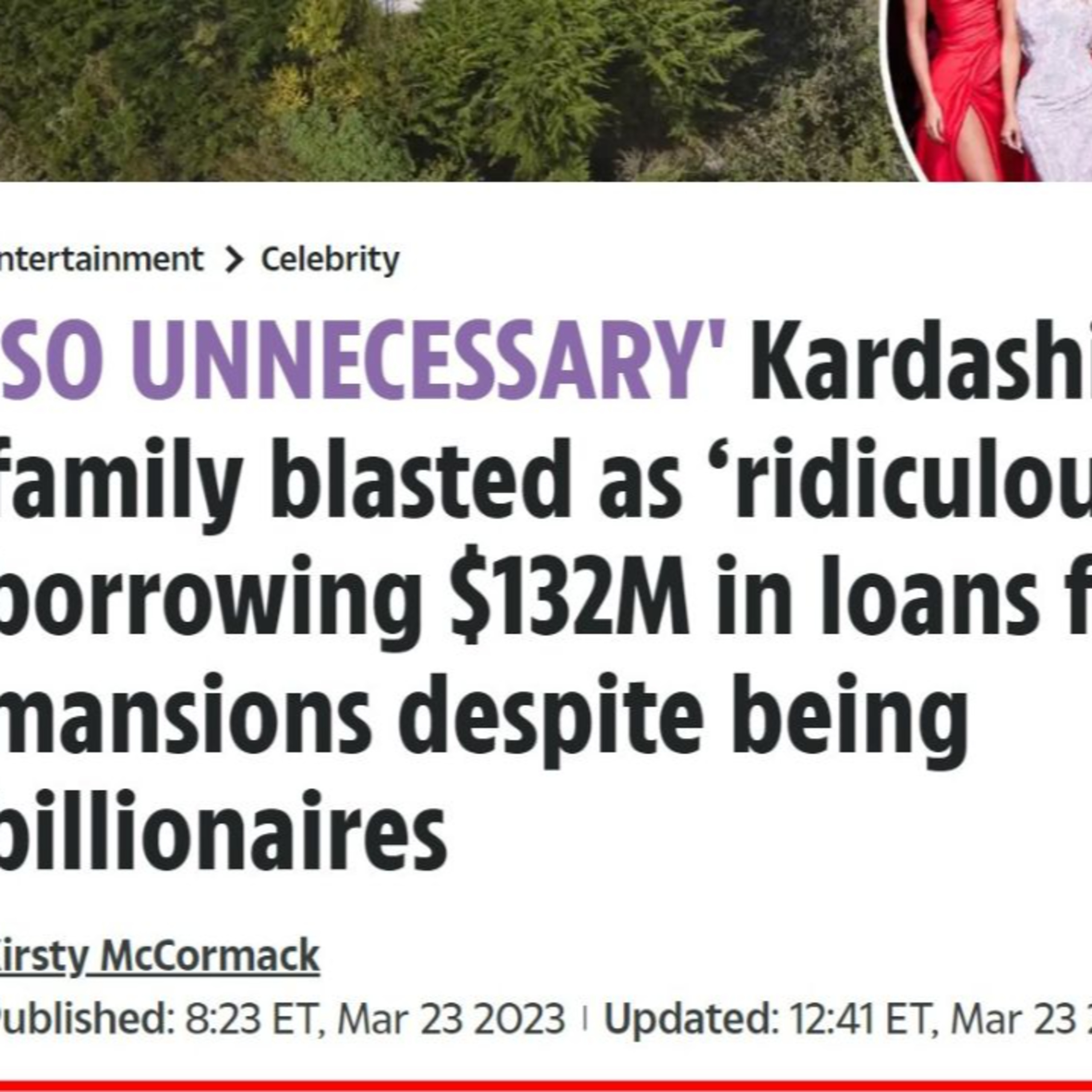 Kardashians DESTROYED For BORROWING $132M LOANS For Mansions episode artwork