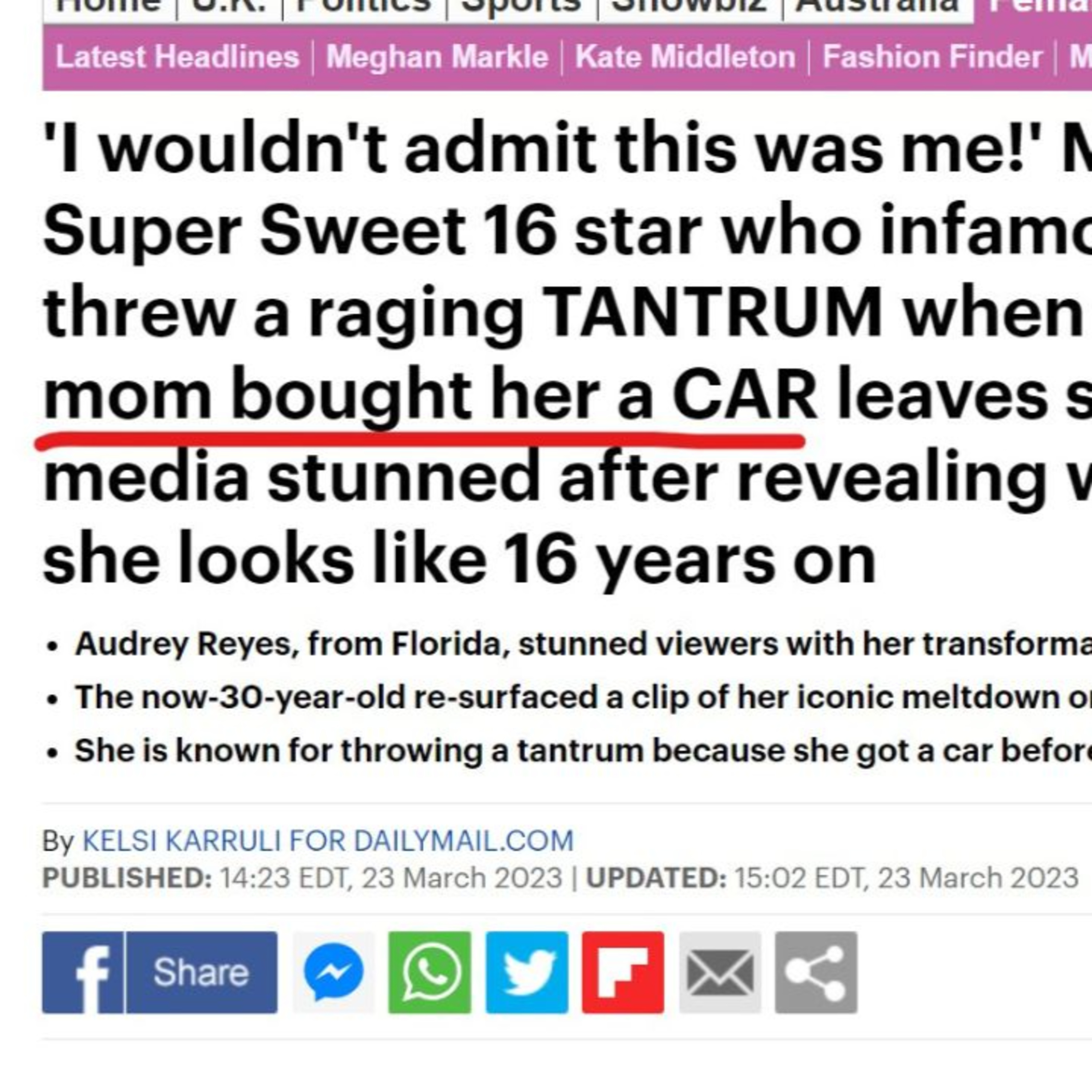 Girl Gets PISSED At Her Mom BUYING HER A CAR episode artwork