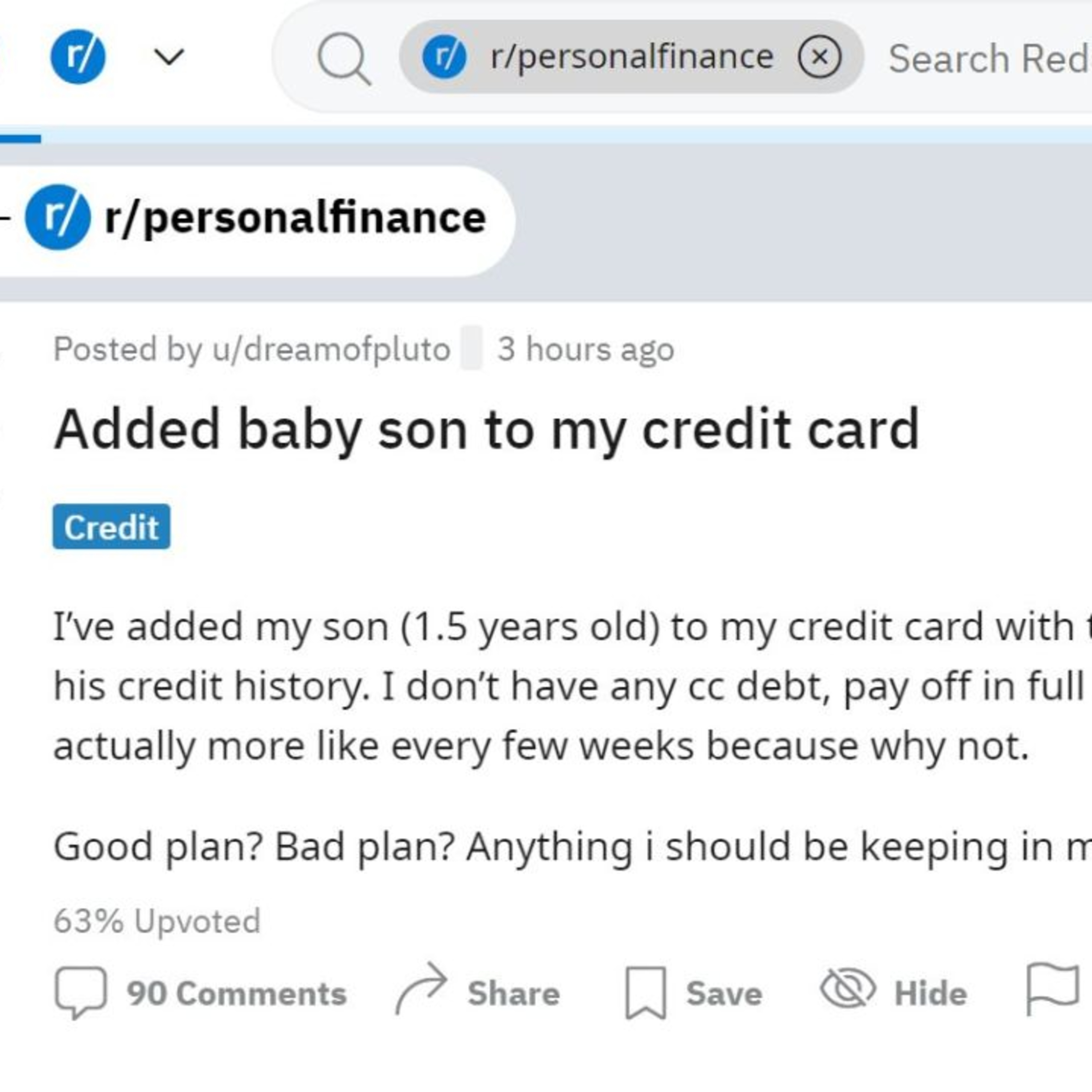 ADDED MY BABY SON TO MY CREDIT CARD... episode artwork