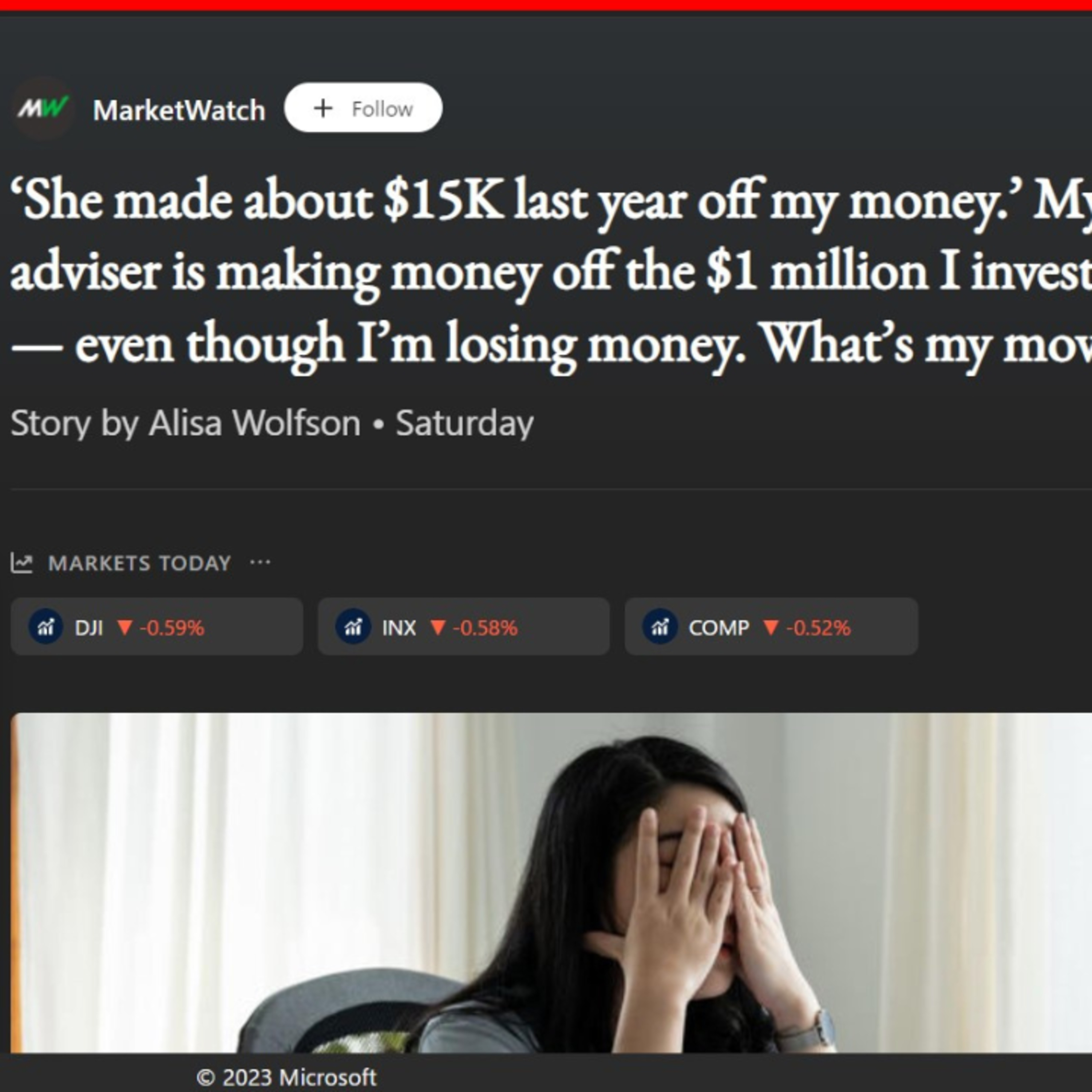 MY FINANCIAL ADVISER MAKES $15K PER YEAR ON MY $1M episode artwork