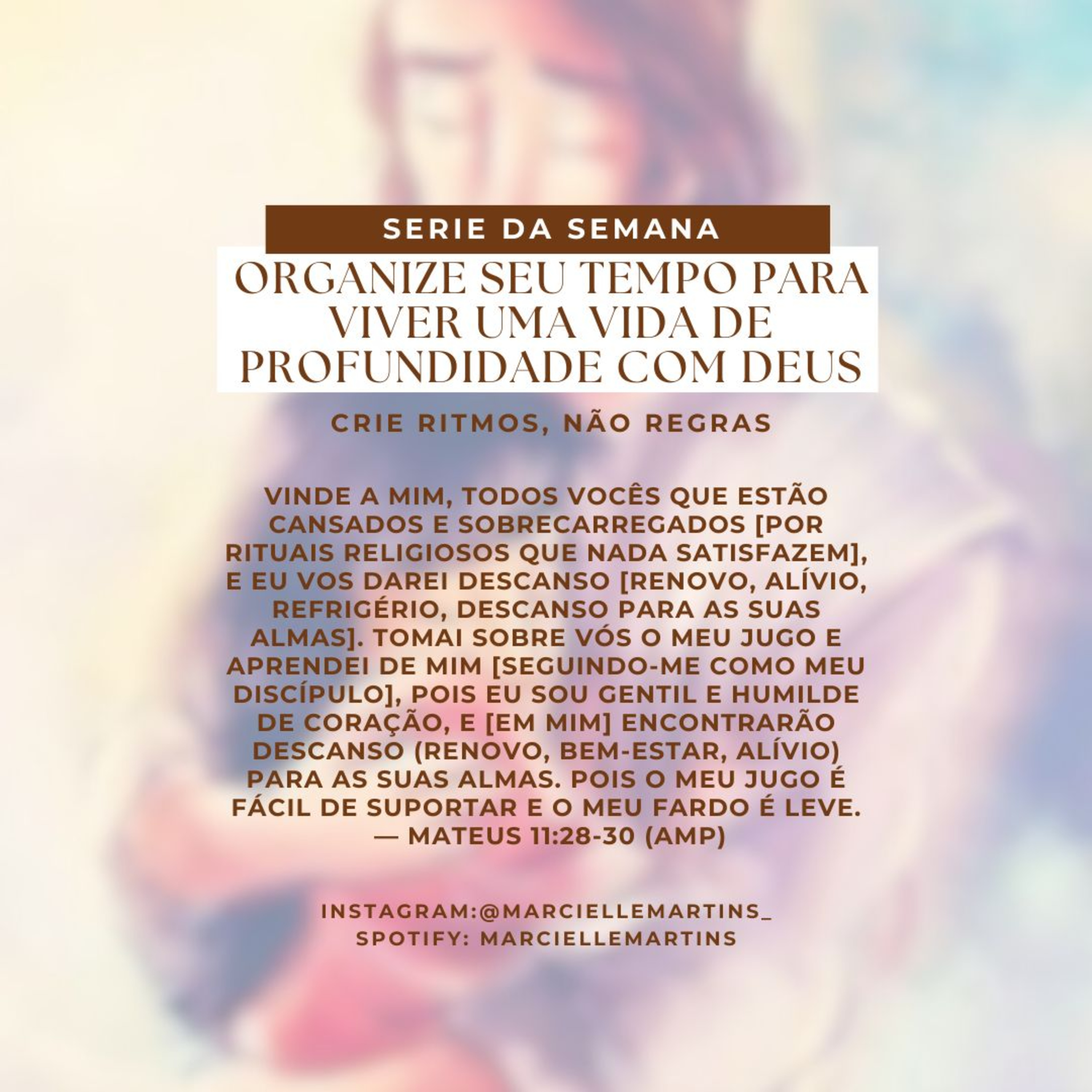 Organize Seu Tempo Para ter uma vida de Profundidade com Deus - Episódio 2 episode artwork