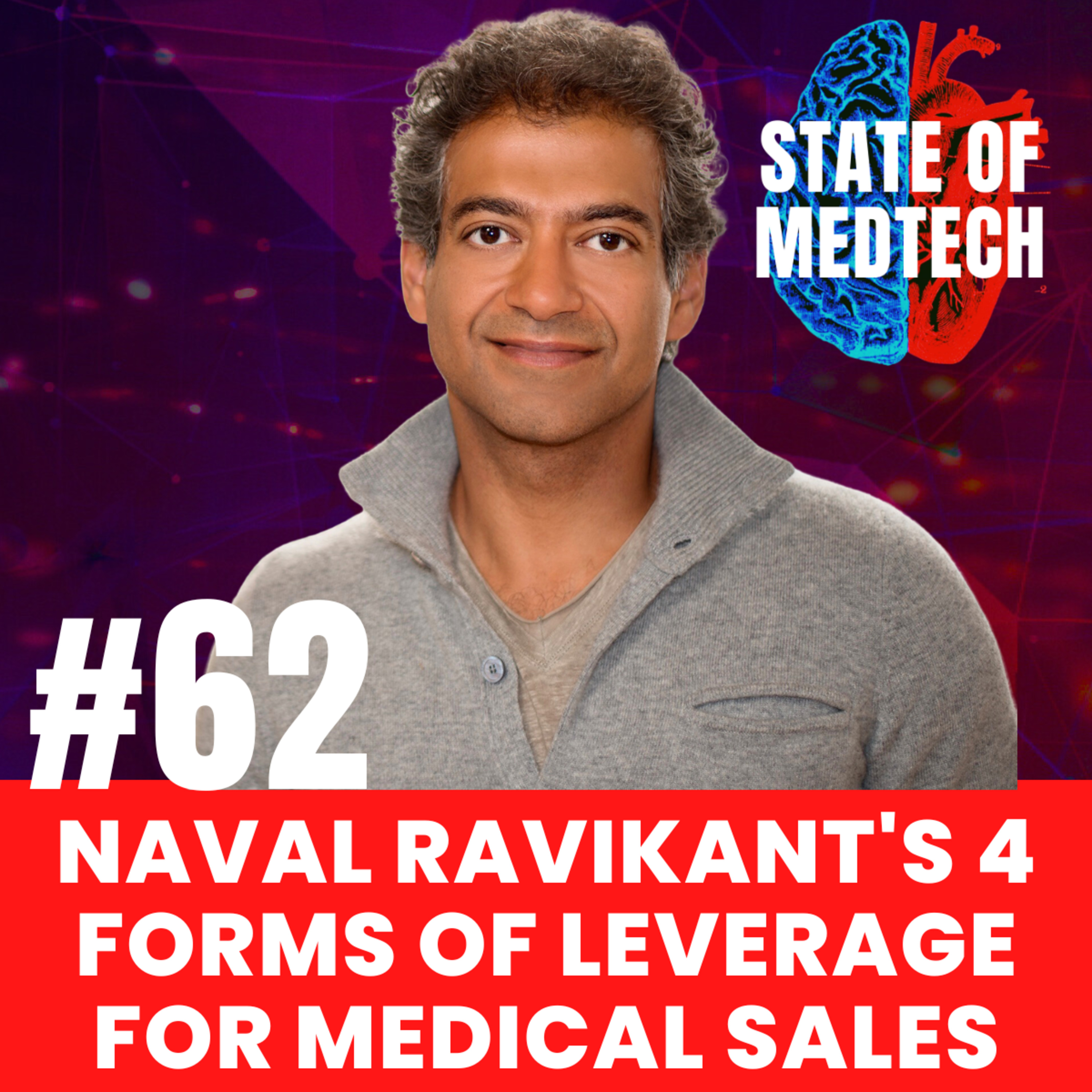 62. 👁️ Naval Ravikant's 4 Forms of Leverage for Medical Sales episode artwork