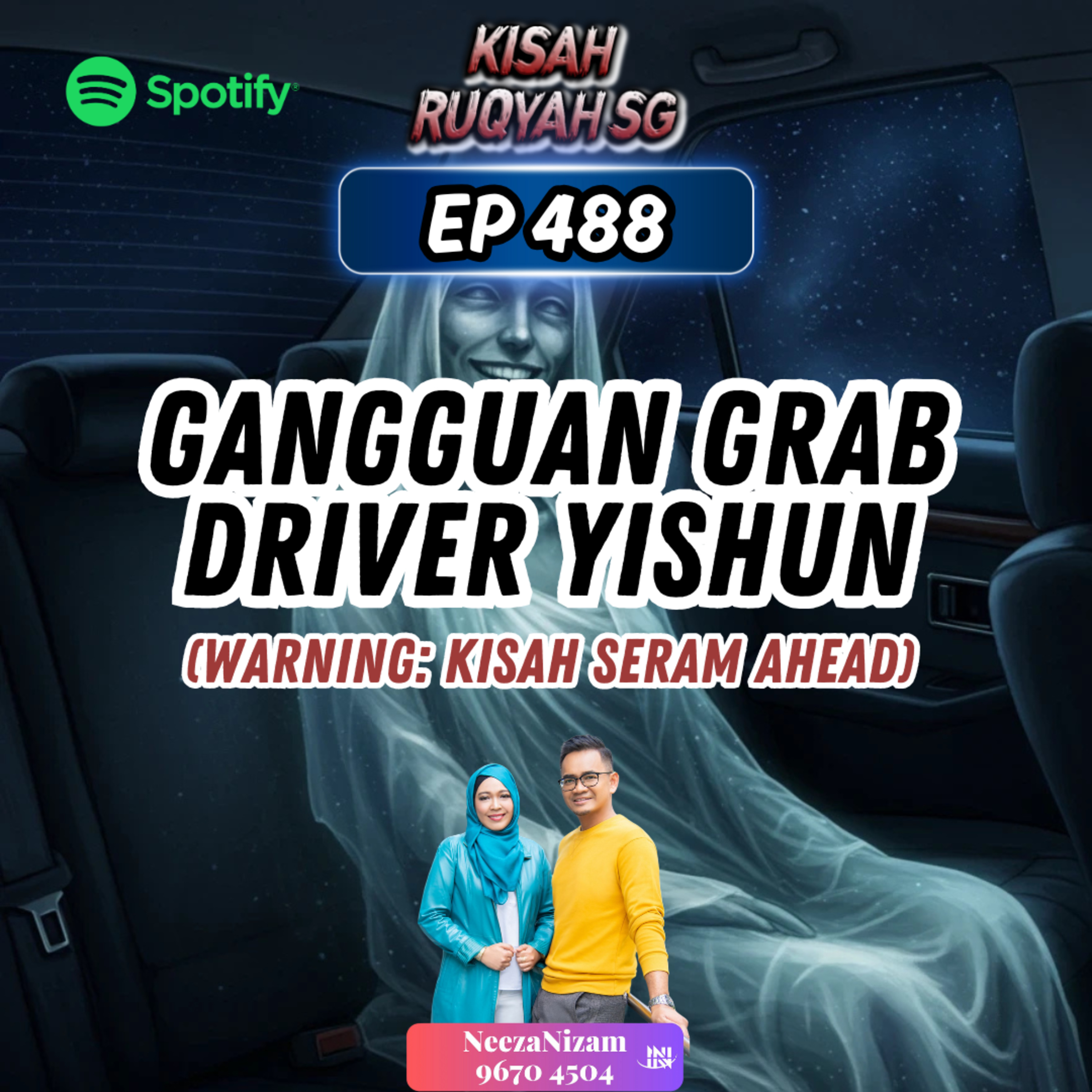 Ep 488: Gangguan Grab Driver Yishun (Warning: kisah seram ahead) episode artwork