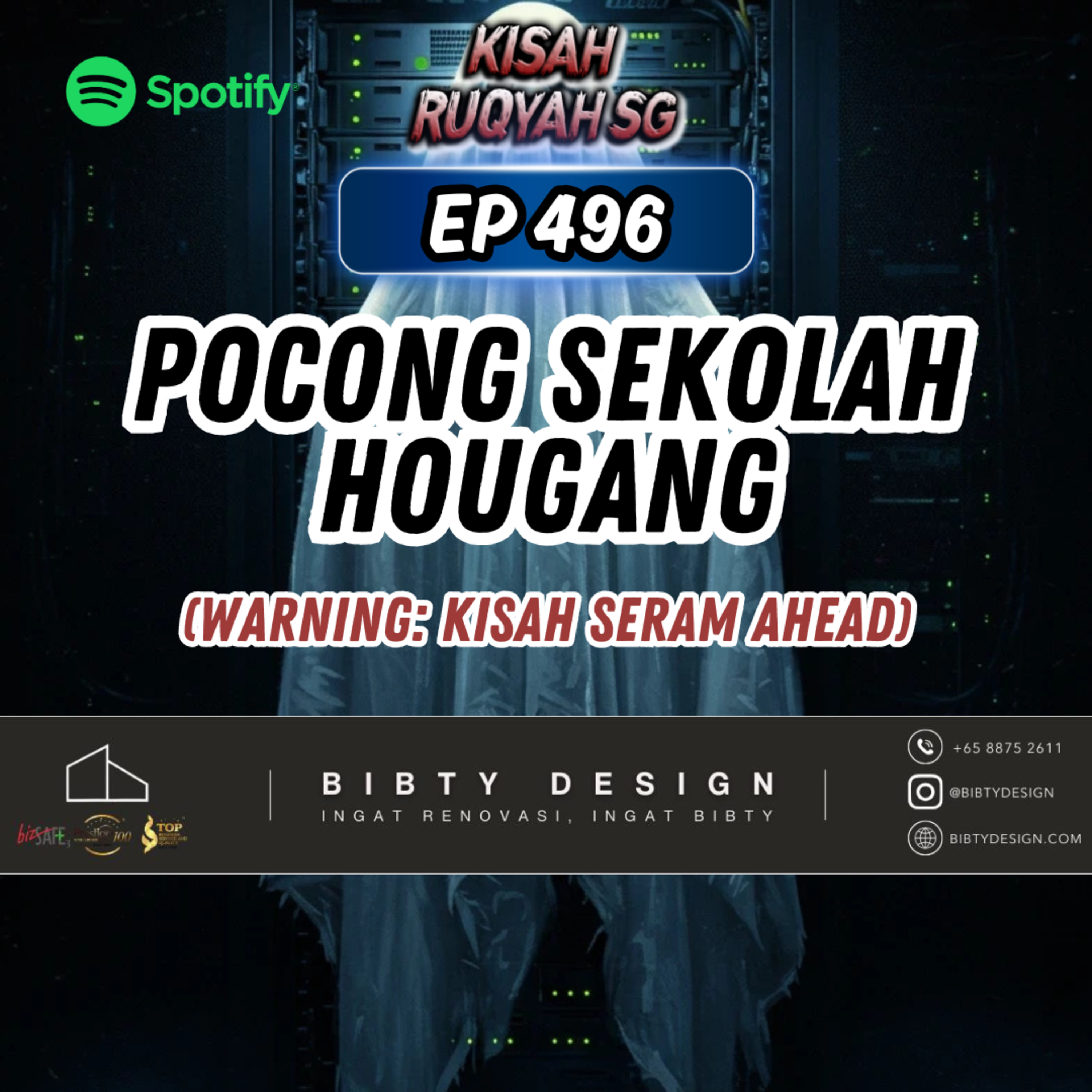 Ep 496: Pocong Sekolah Hougang (Warning: kisah seram ahead) episode artwork
