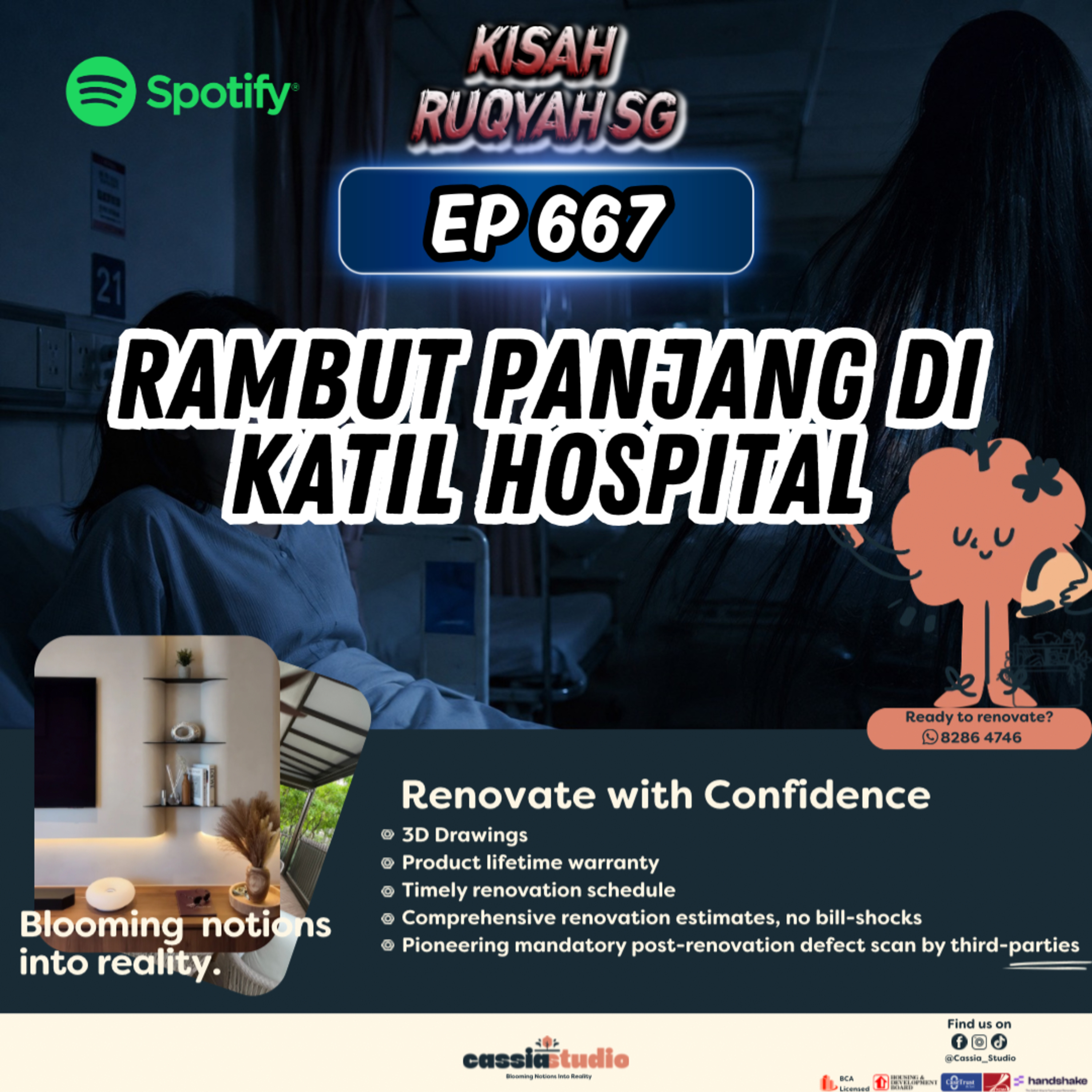 Ep 667: Rambut Panjang Di Katil Hospital episode artwork