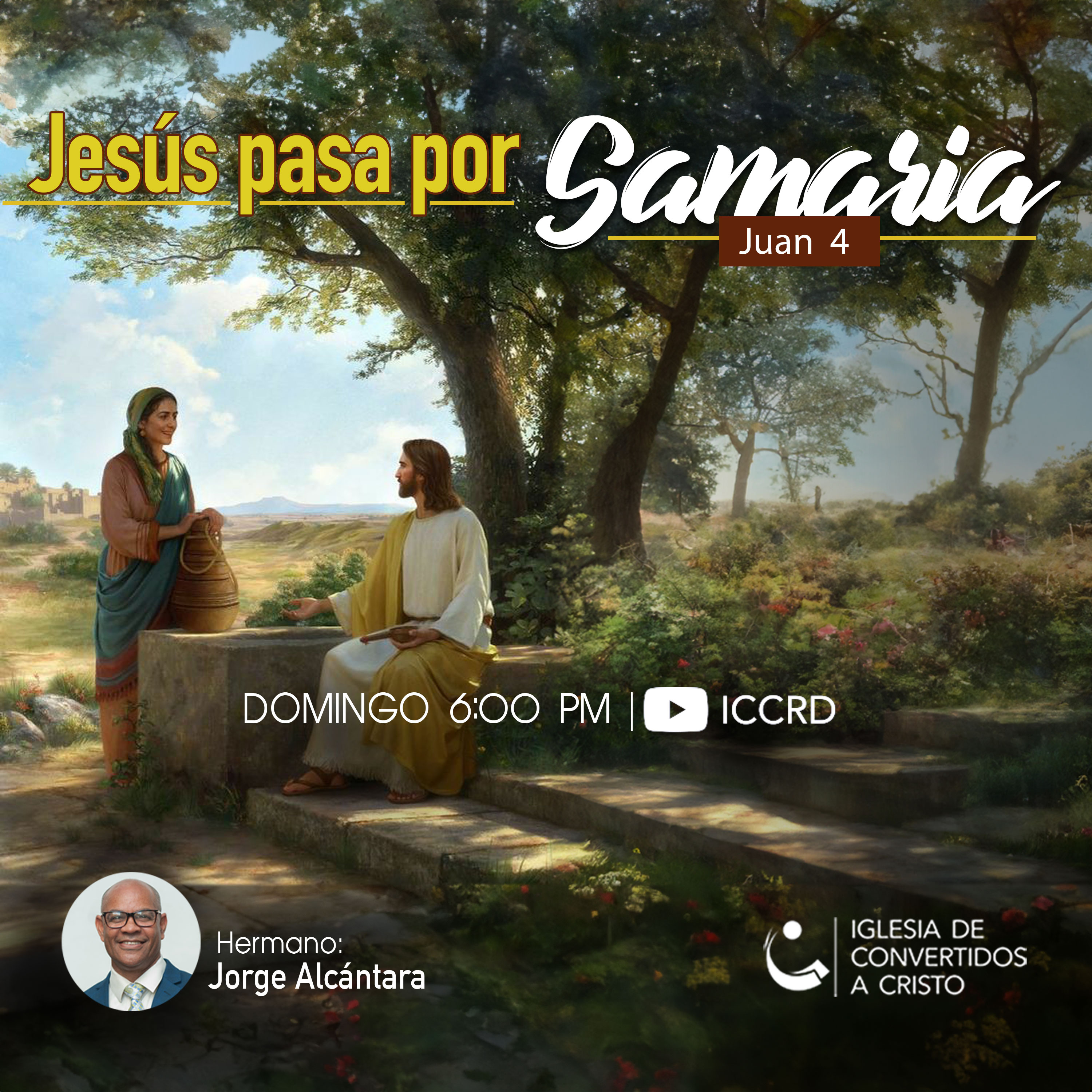 Jesús pasa por Samaria