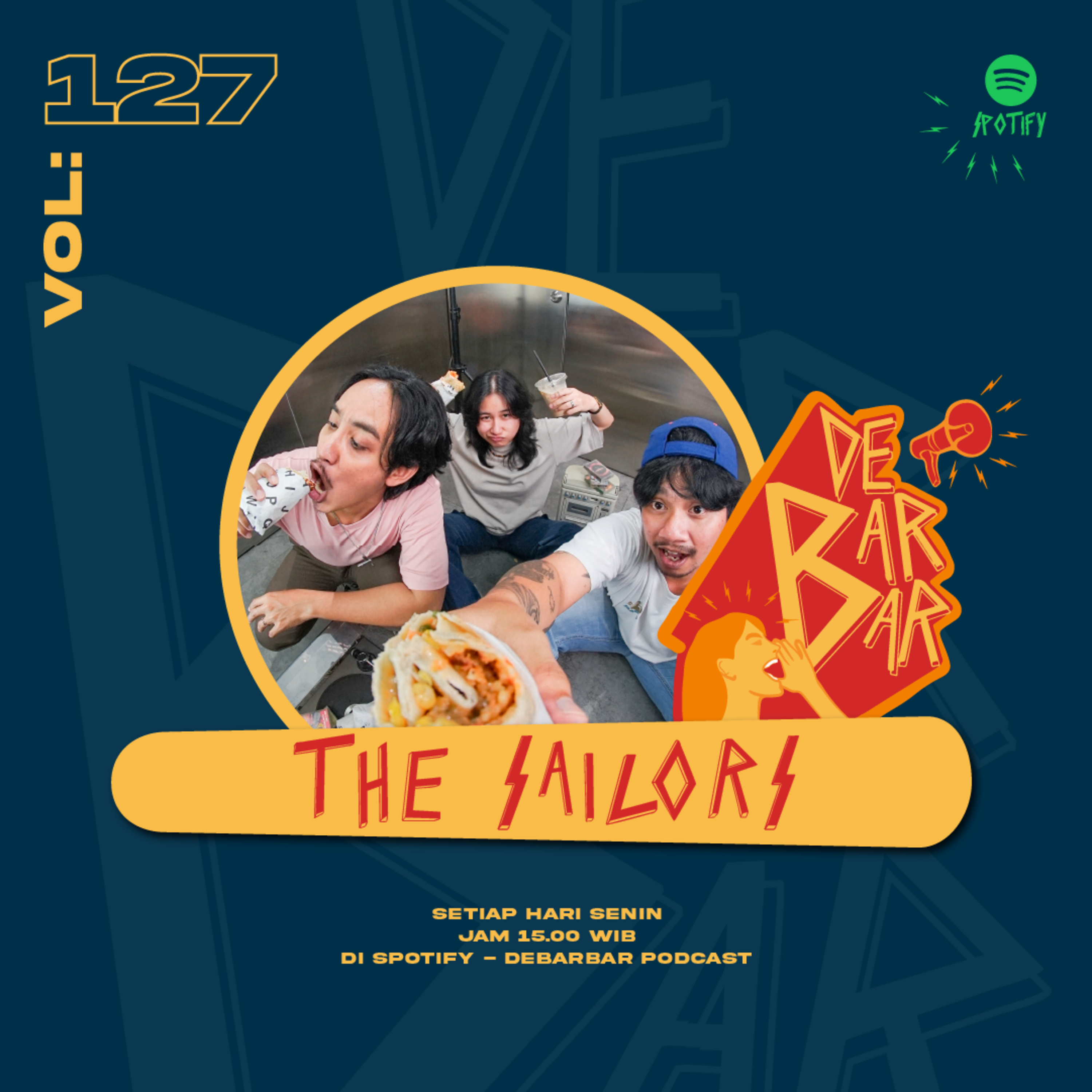 DeBarBar Vol 127 The Sailors episode artwork