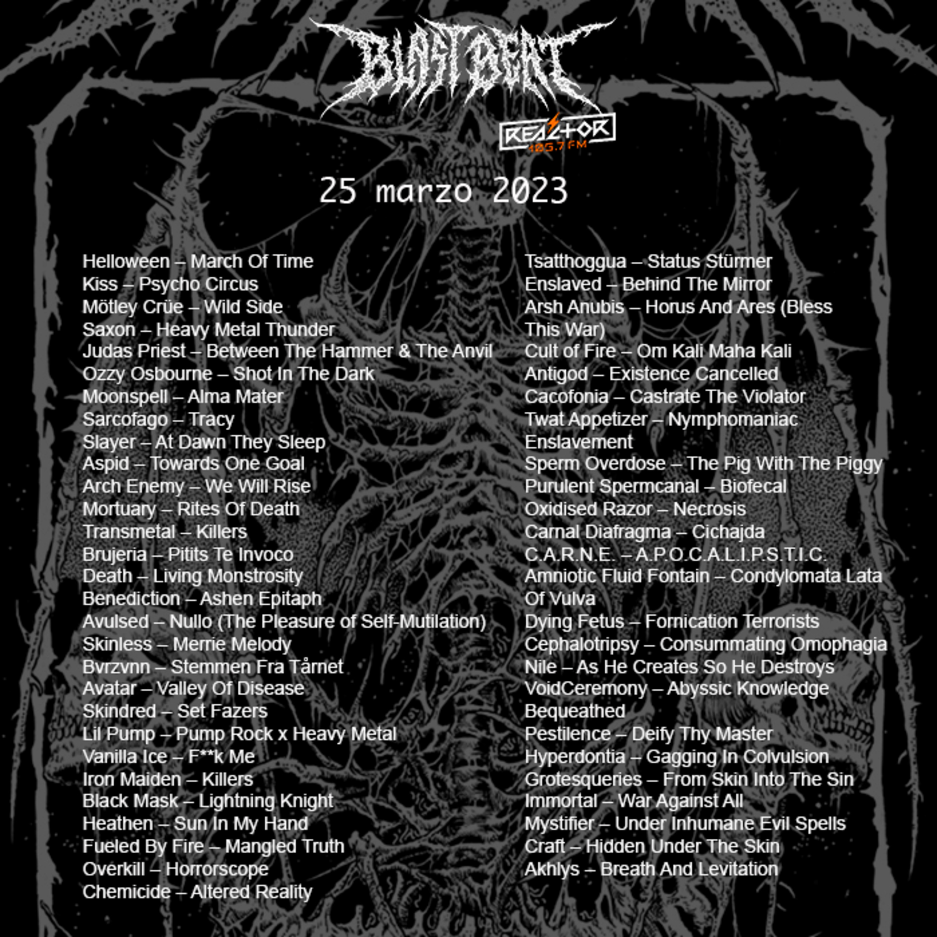 Portada de Blast Beat 105