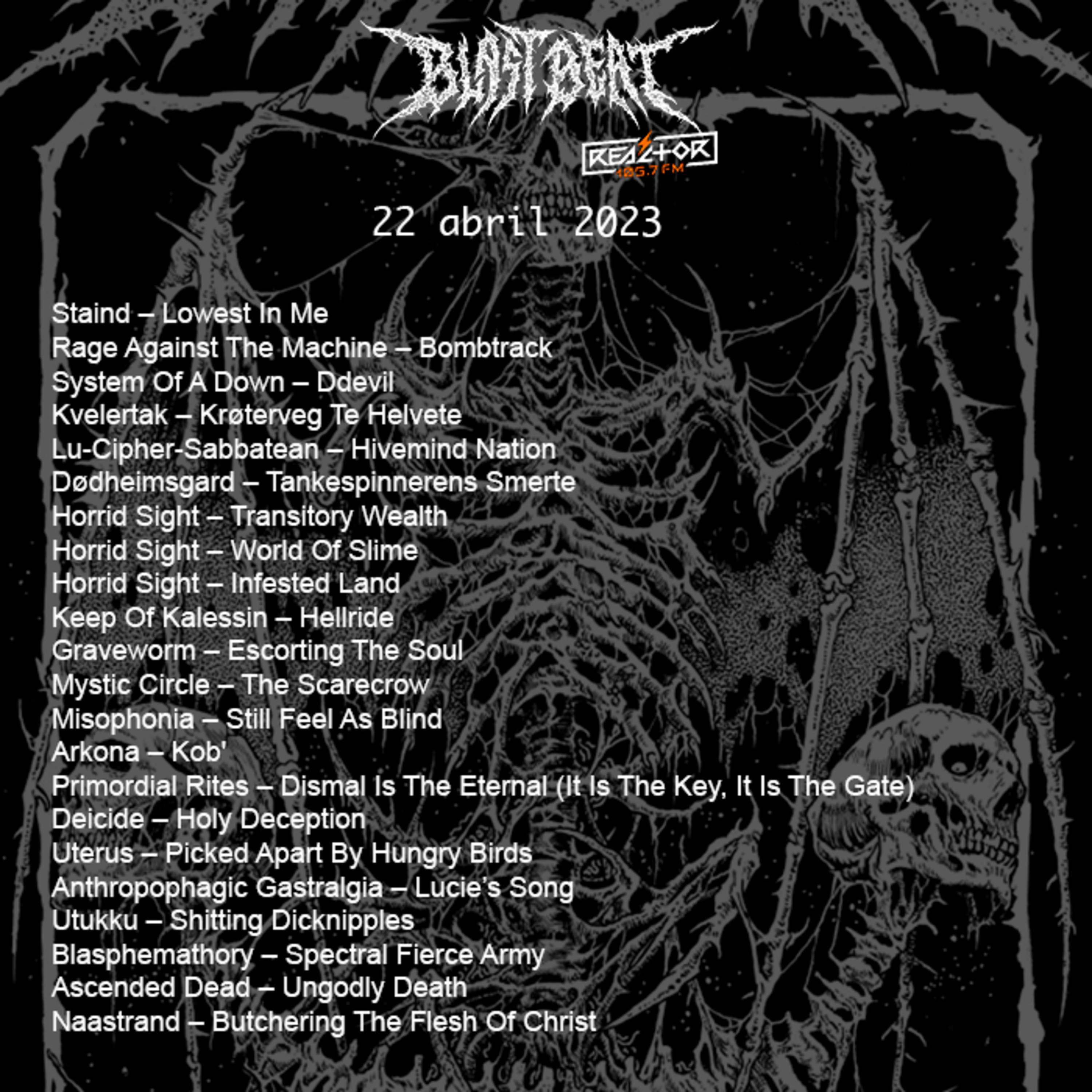 Portada de Blast Beat 105