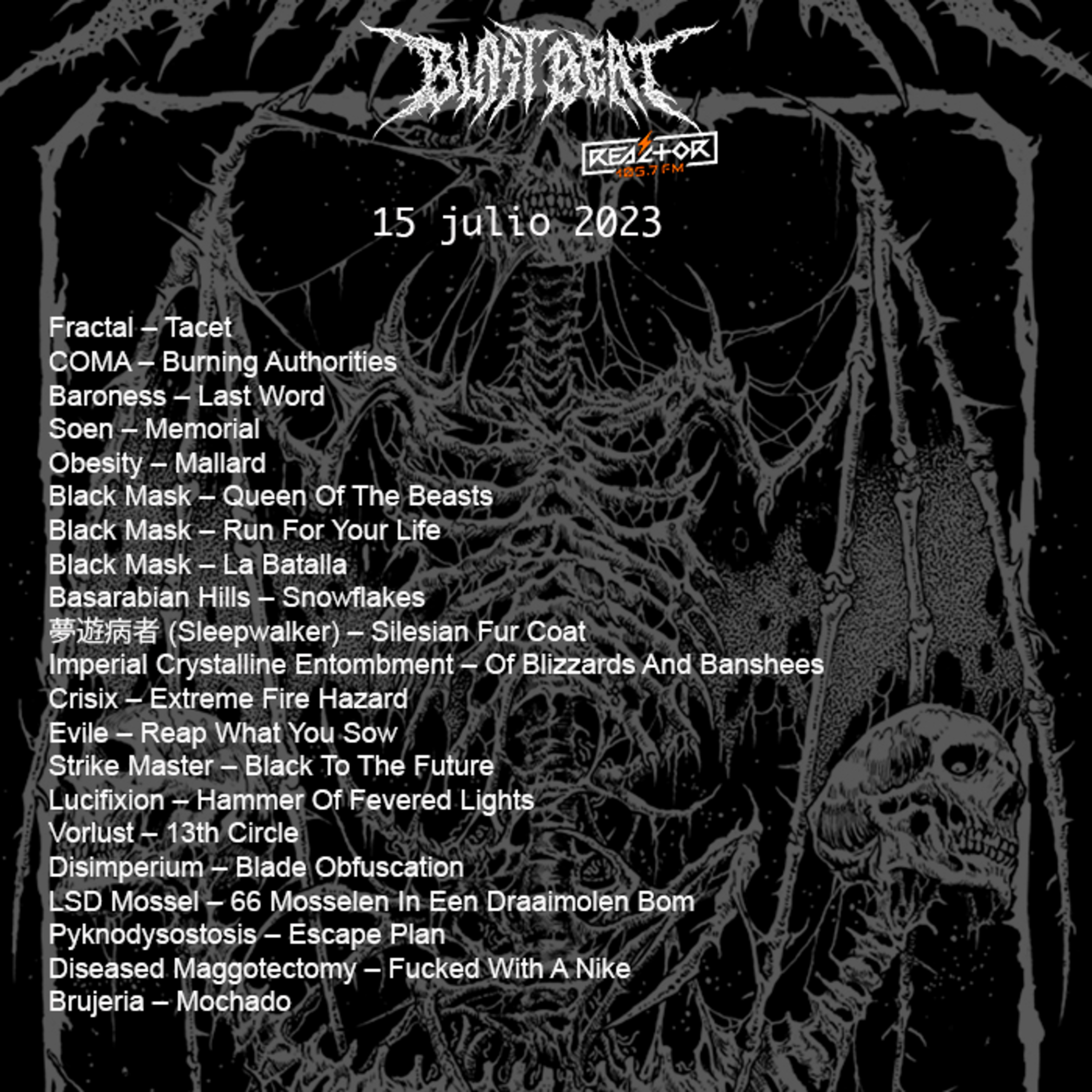 Portada de Blast Beat 105