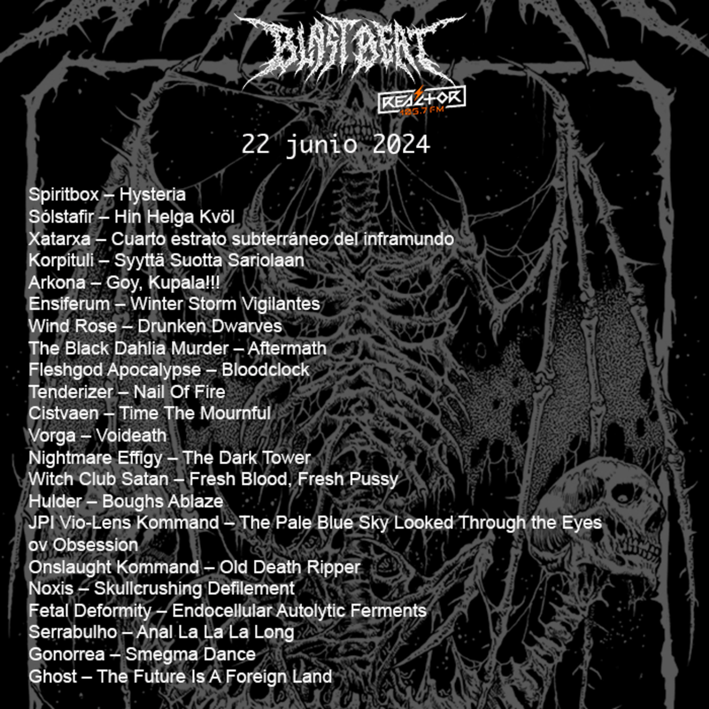 Portada de Blast Beat 105