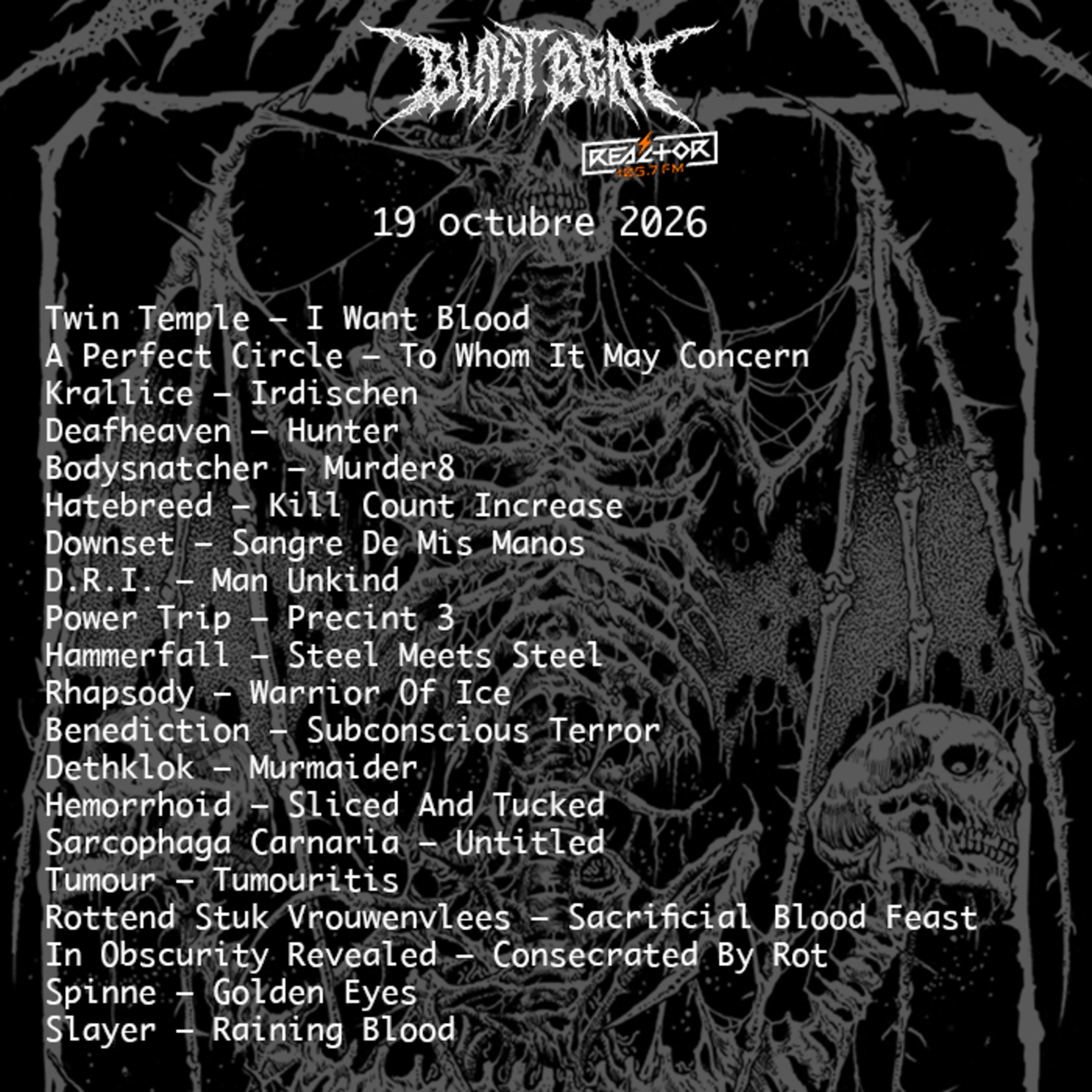 Portada de Blast Beat 105