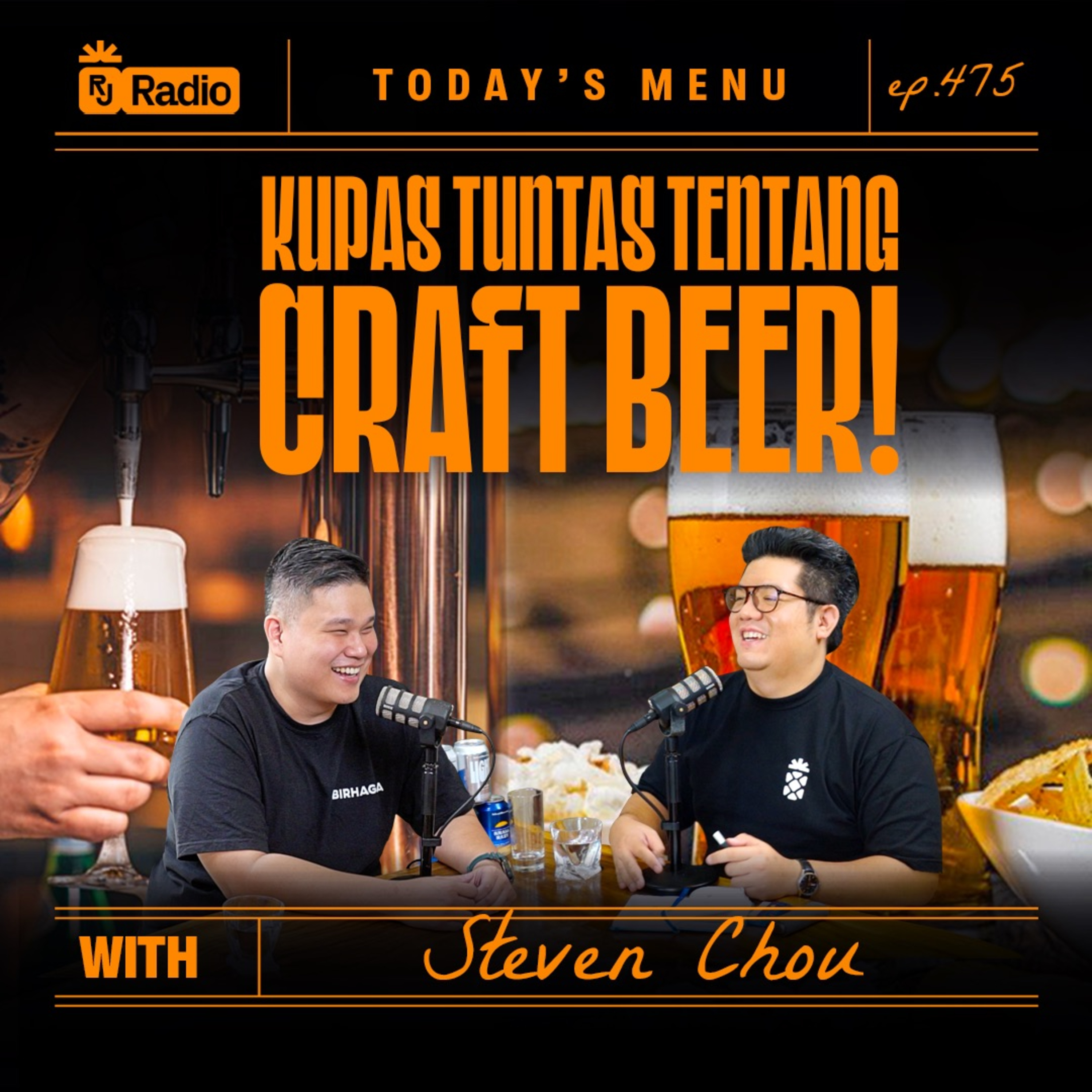 #475 KUPAS TUNTAS TENTANG CRAFT BEER! WITH STEVEN CHOU | RAY JANSON RADIO episode artwork