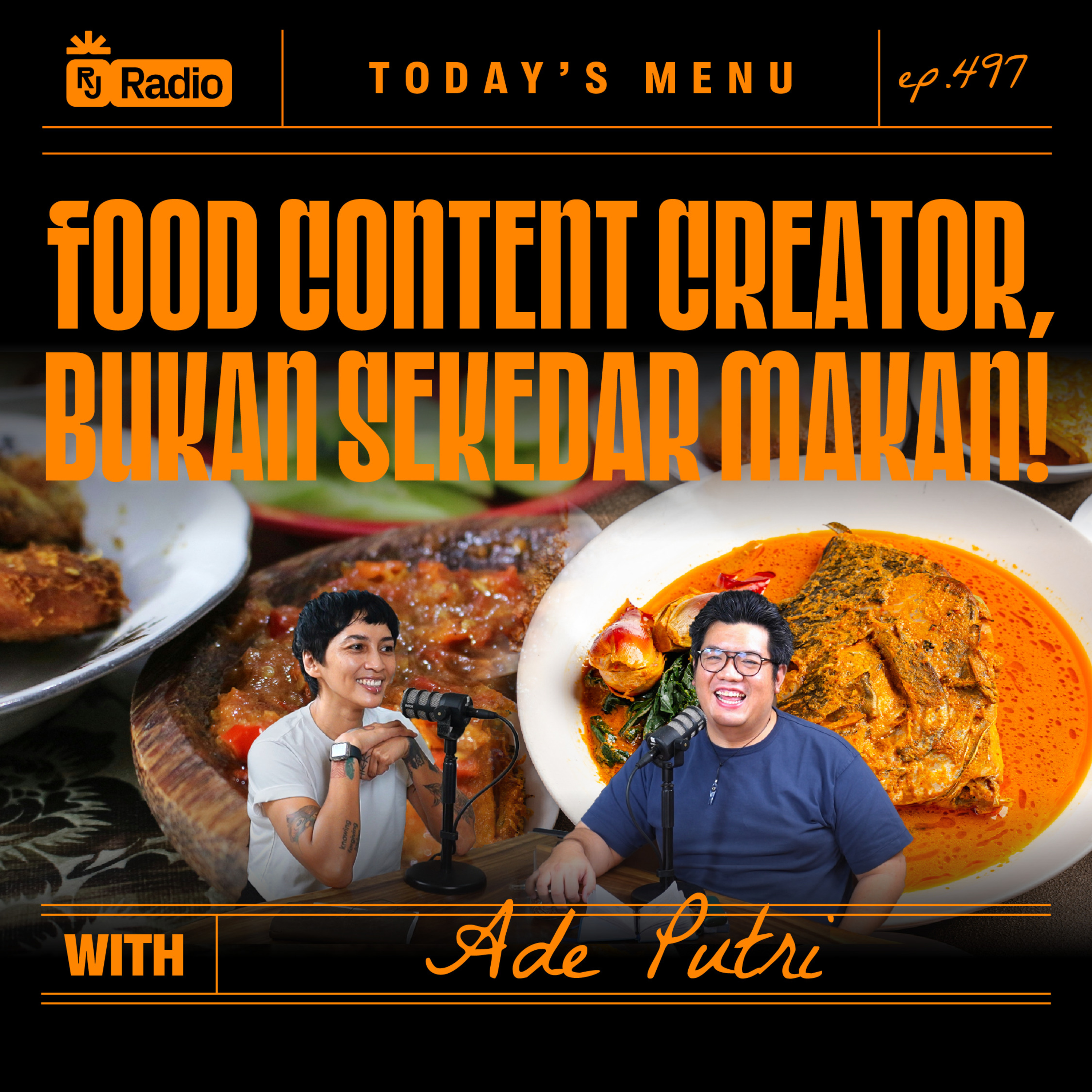 #497 GAK ADA LAWAN! INI THE BEST FOOD CONTENT CREATOR DI INDONESIA WITH ADE PUTRI | RAY JANSON RADIO episode artwork
