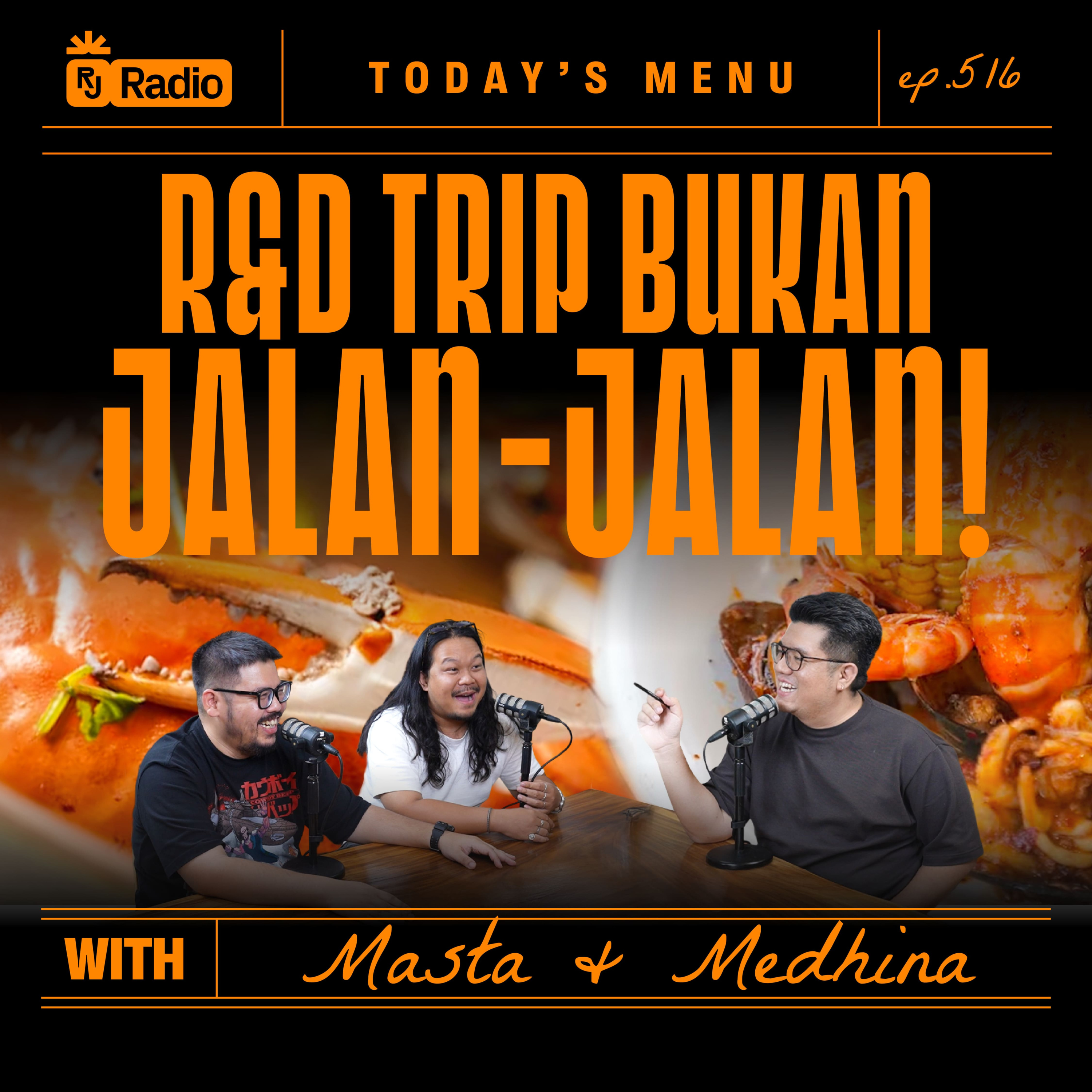 #516 "'GUA UDAH MUAK SAMA KEPITING!" WITH MASTA & MEDHINA | RAY JANSON RADIO episode artwork