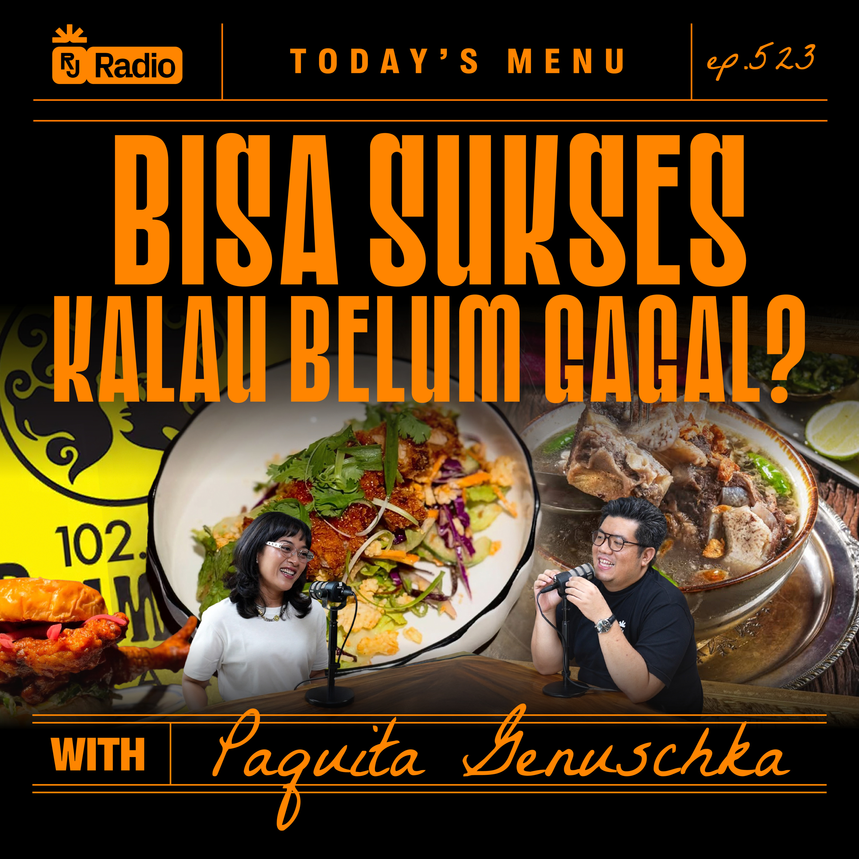 #523 "PENYIAR RADIO JADI OWNER RESTORAN!" WITH PAQUITA GENUSCHKA | RAY JANSON RADIO episode artwork