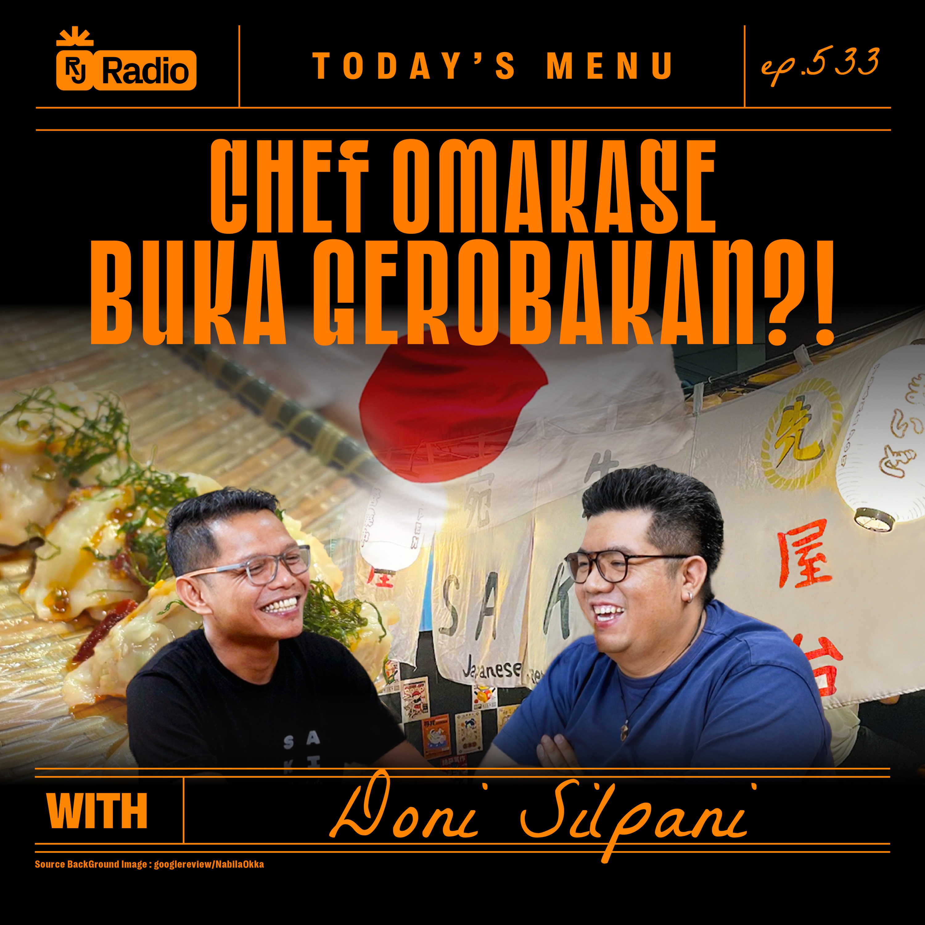 #533 RELA MENINGGALKAN OMAKASE DEMI BUKA ANGKRINGAN JEPANG WITH DONI SILPANI | RAY JANSON RADIO episode artwork