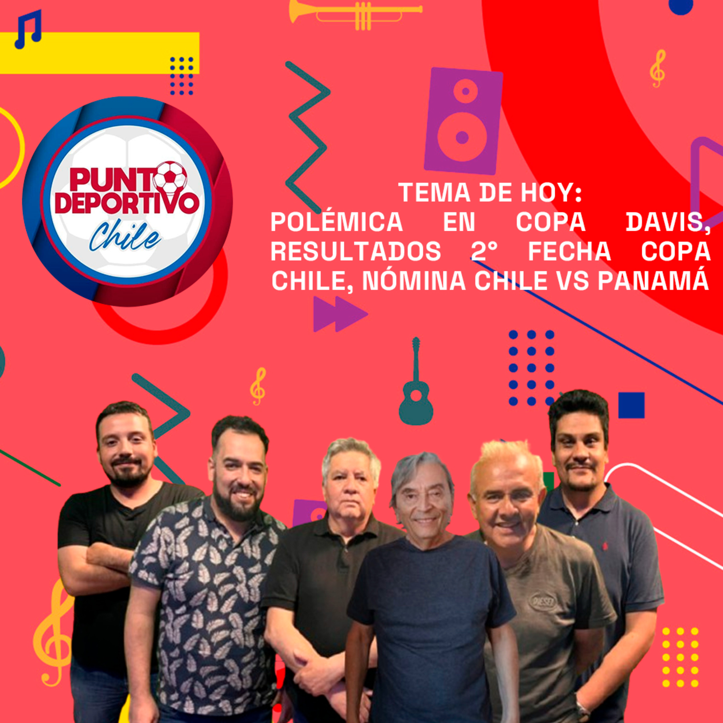 Polémica en Copa Davis, Resultados 2° fecha Copa Chile, Nómina Chile vs Panamá | Punto Dep 03-02 episode artwork