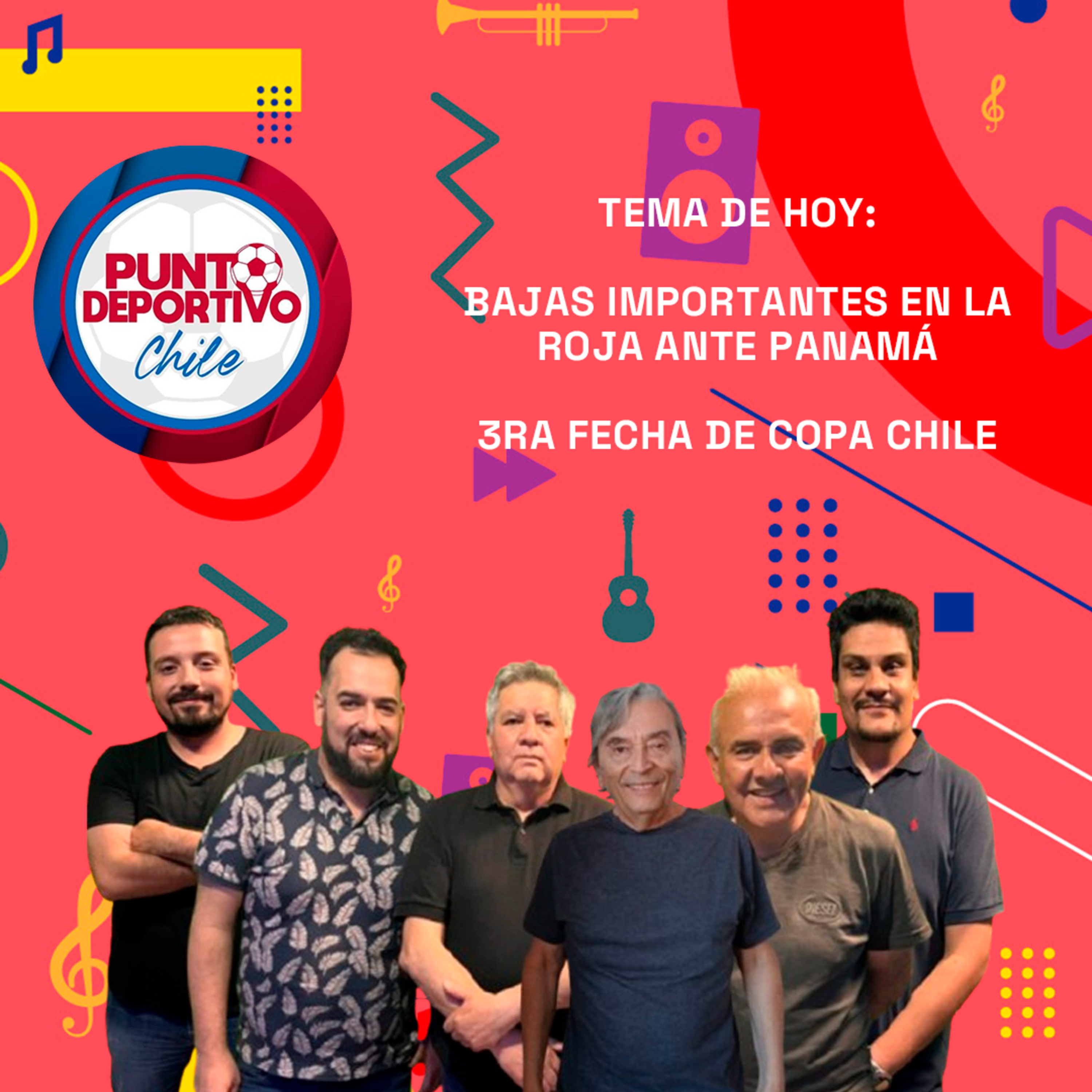 Bajas importantes en la Roja ante Panamá - 3ra fecha de Copa Chile | Punto Deportivo 06-02-25 episode artwork