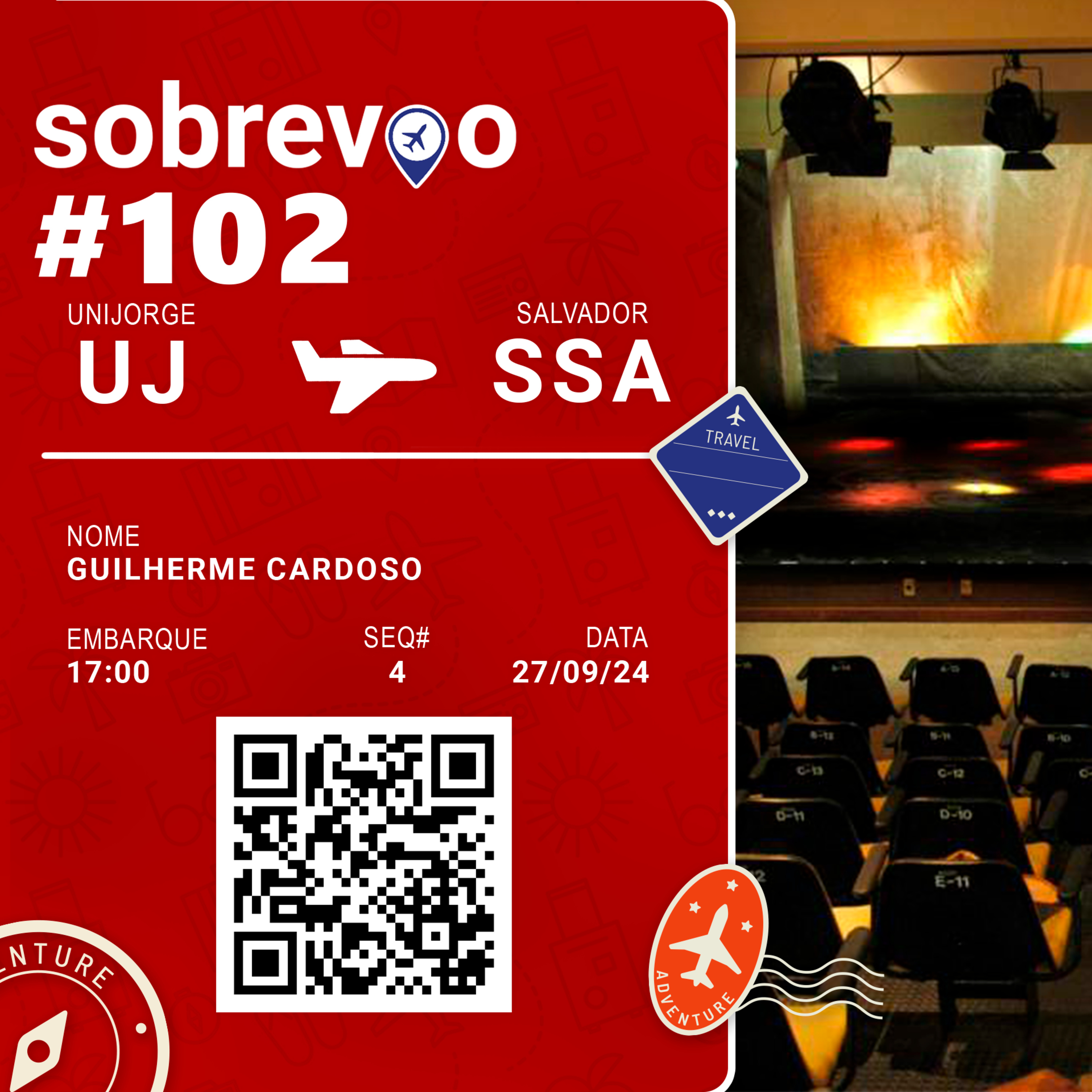 Sobrevoo #102 - CIEE oferecendo 546 vagas de estágio na Bahia, o filme escolhido para representar o Brasil no Oscar 2025 foi "Eu ainda estou aqui" e outras notícias. episode artwork