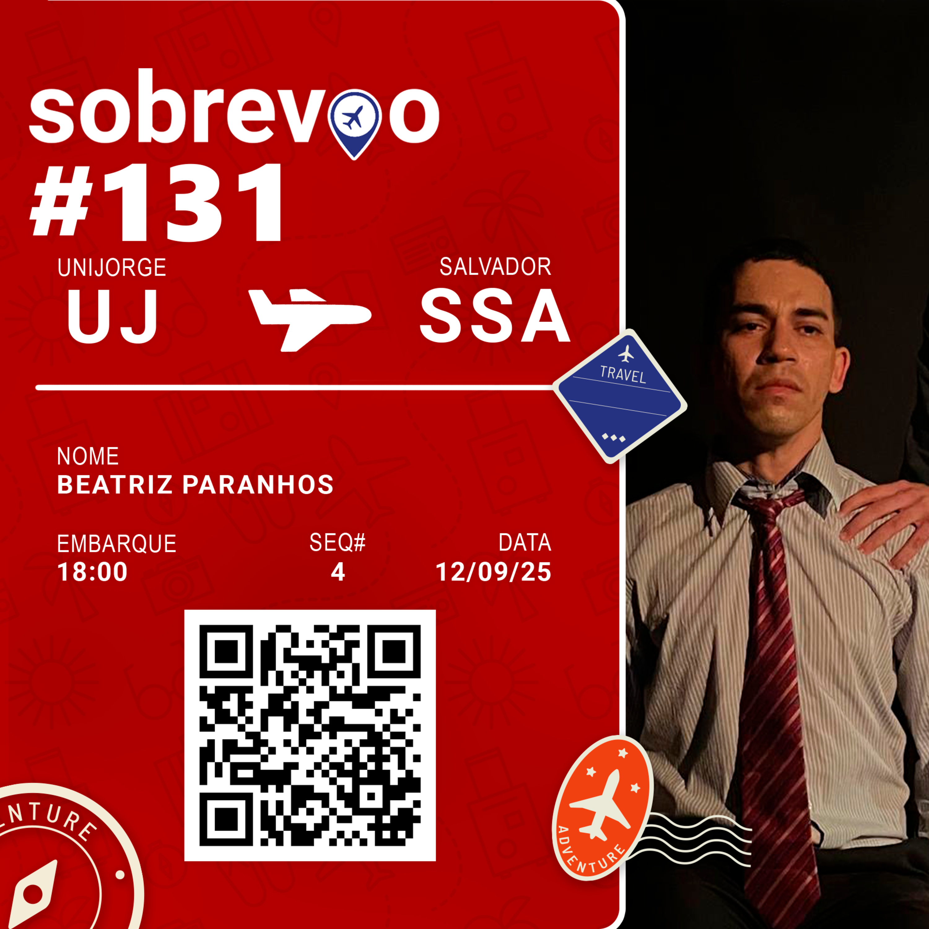 Sobrevoo # 131 - Atleta baiana é campeã juvenil de Taekwondo, jogo contra preconceitos á pessoas com autismos é criado por estudantes baianos, entre outras notícias. episode artwork