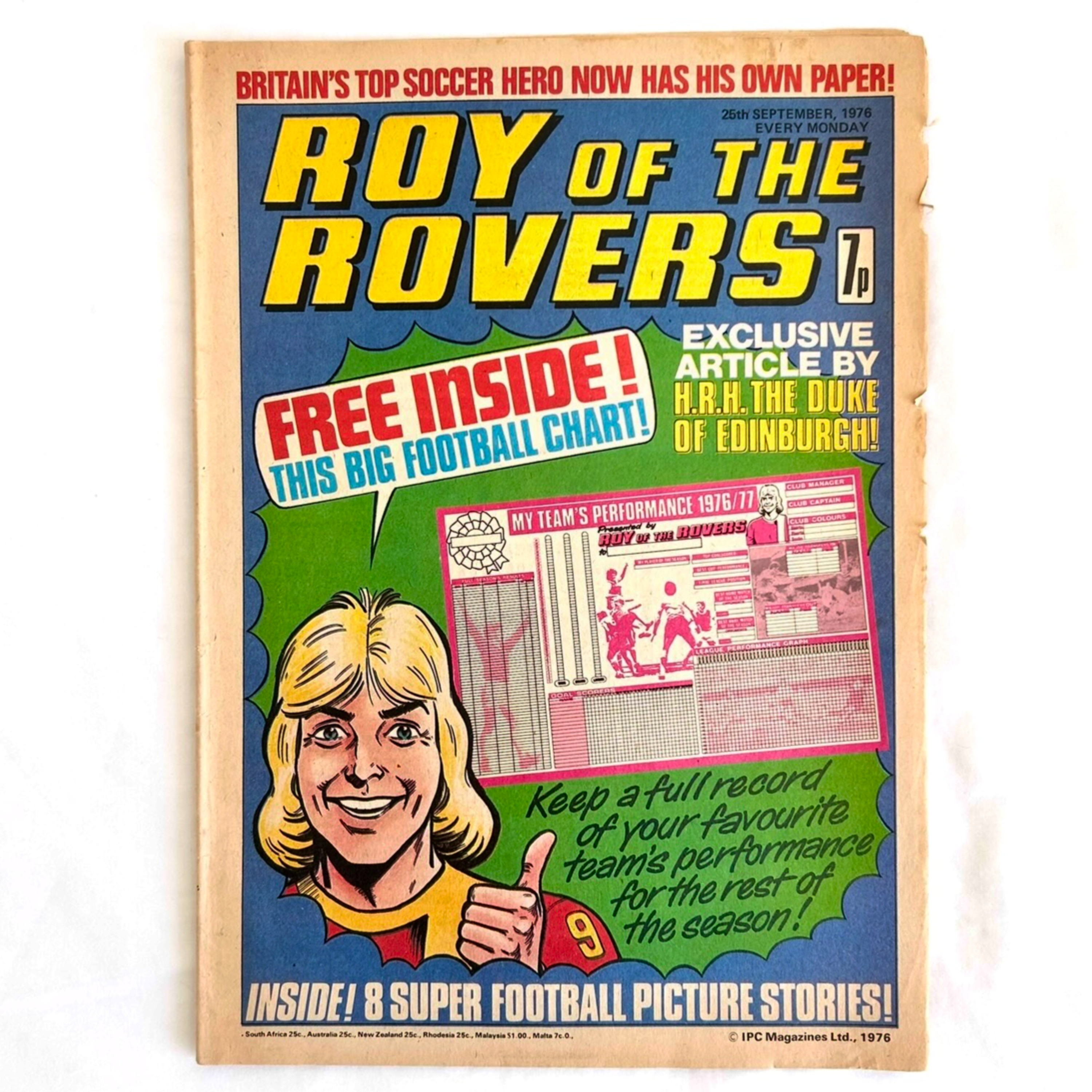 The Roy of The Rovers comic - season 1976-77 | Champ/We Are United Ep 112 episode artwork